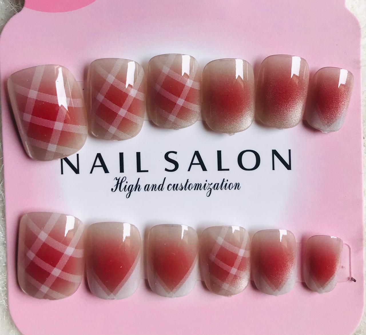 Floral Gradient Press-On Nails