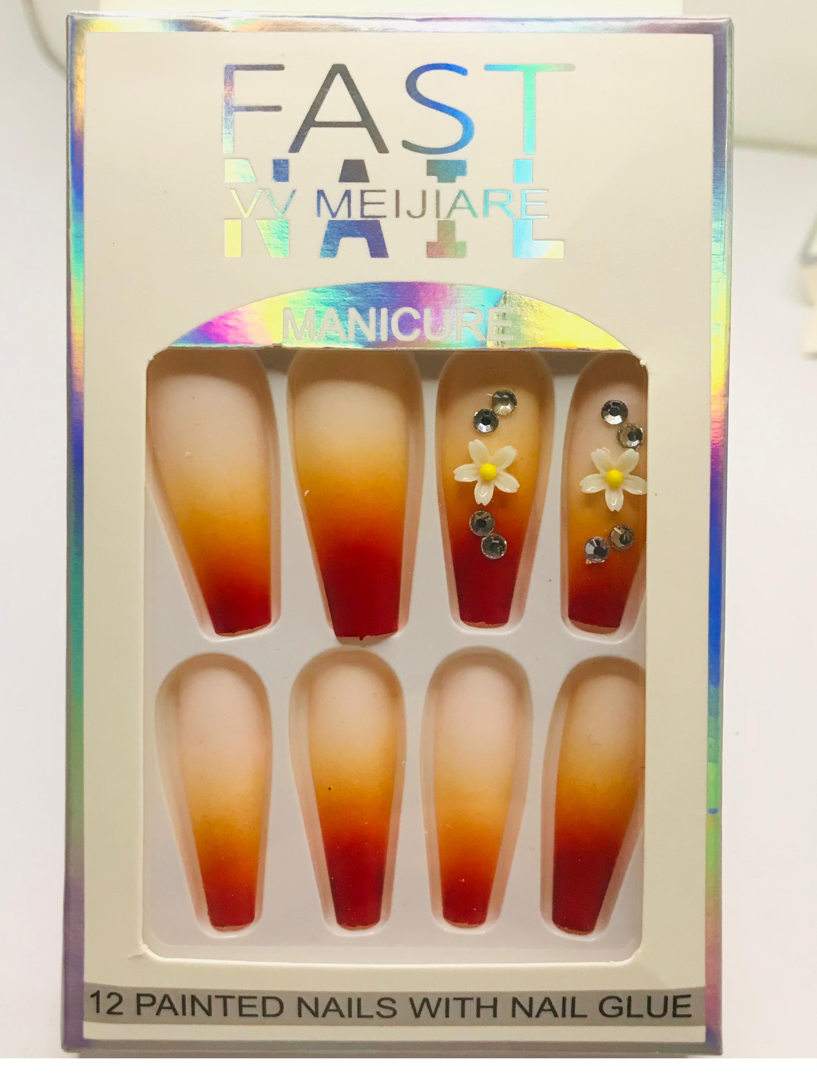 Ombre Artificial Nail Set