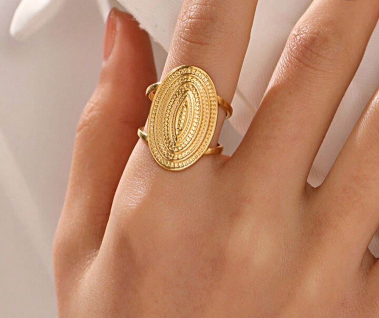 Stainless Steel Premium Quality Adjustabl Ring