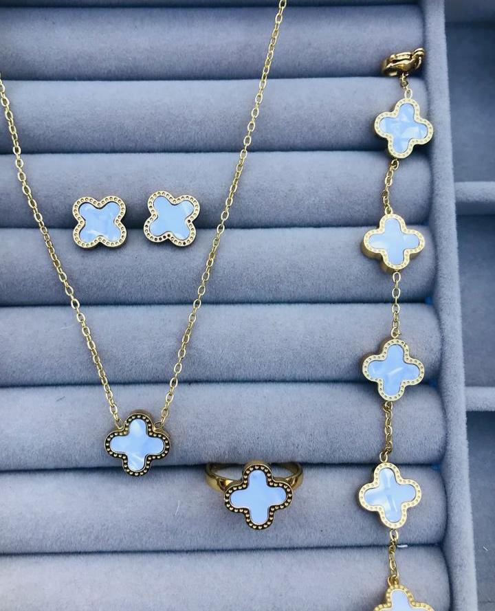 Premium Quality Stainless Steel Clover set