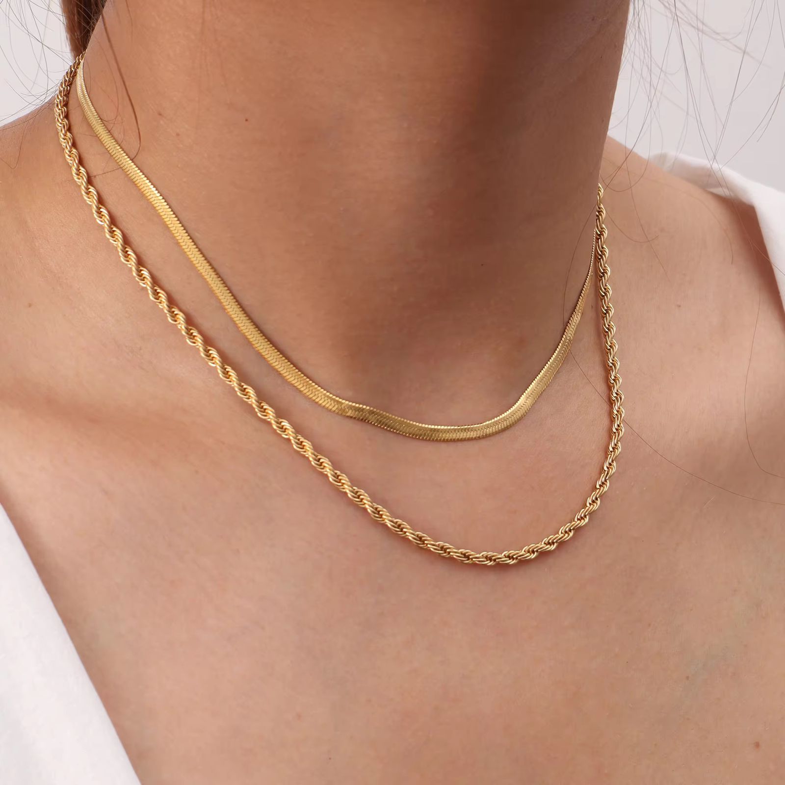 Premium Quality Stainless Steel Double Chain