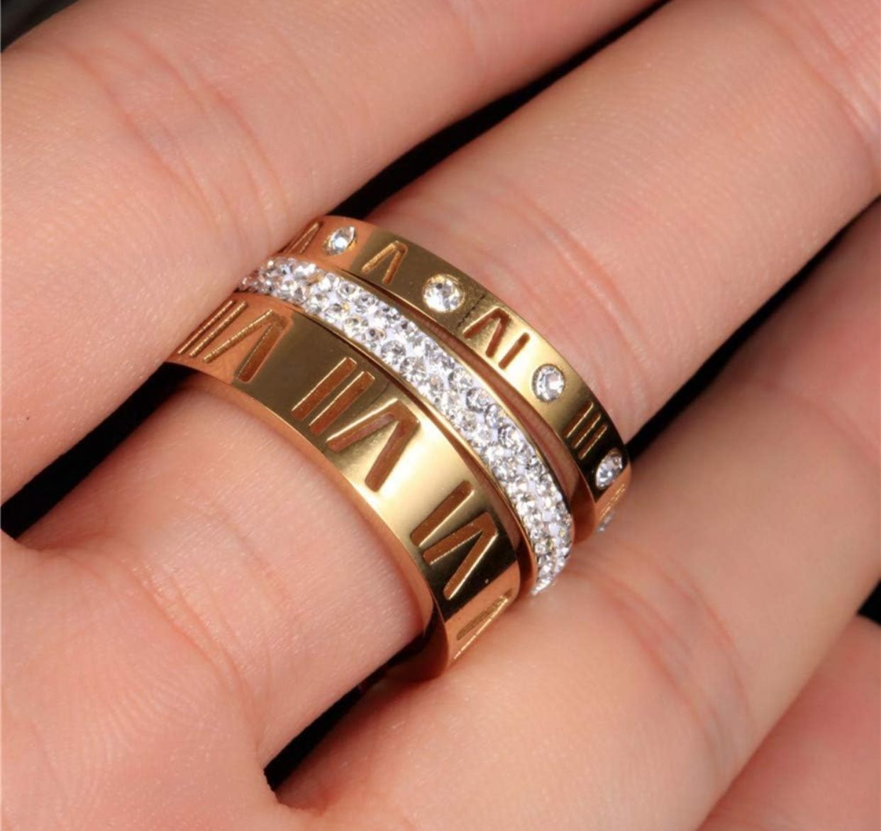 Stainless Steel Premium Quality Roman Ring