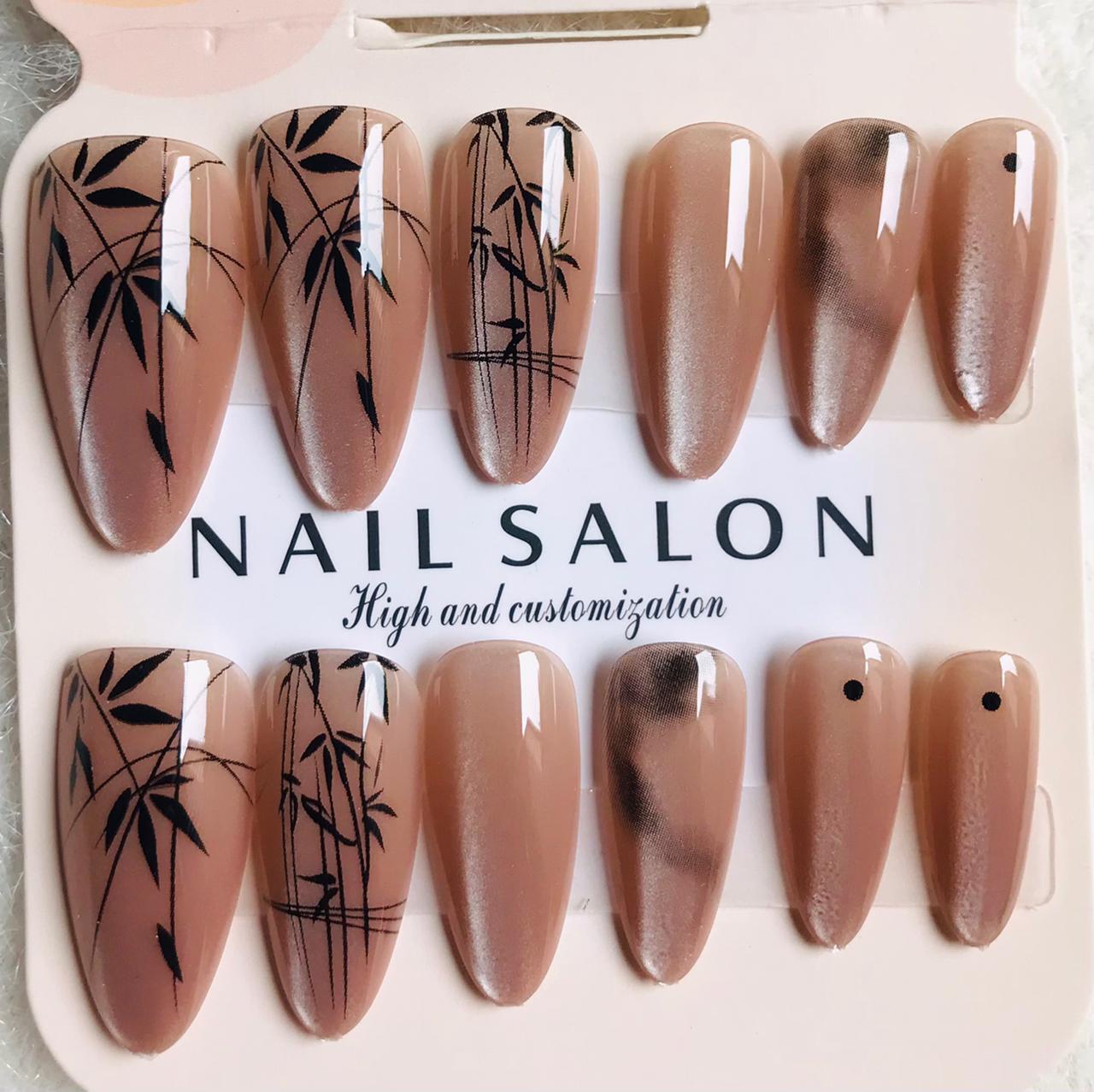 Floral Gradient Press-On Nails