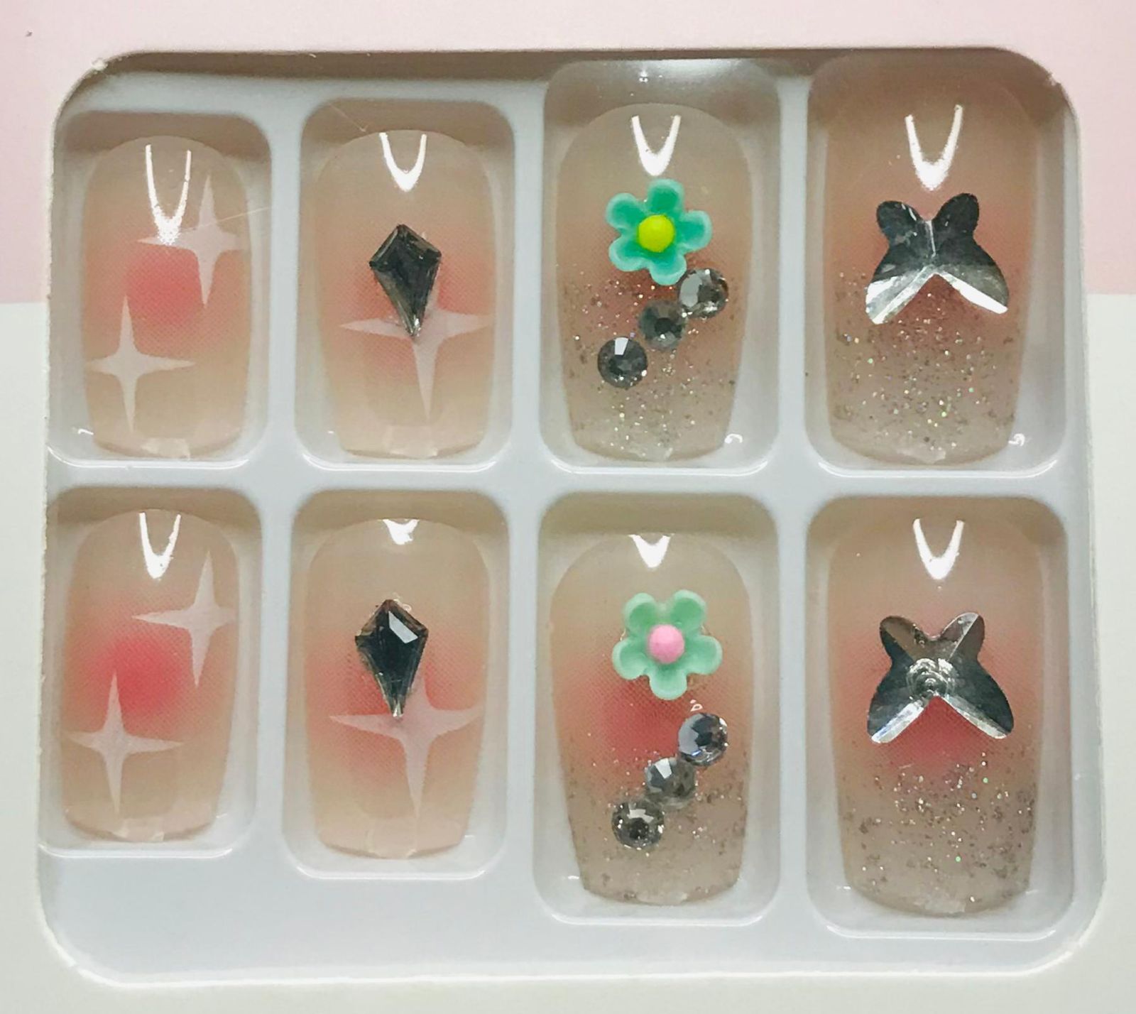 Embellished Press-On Nails
