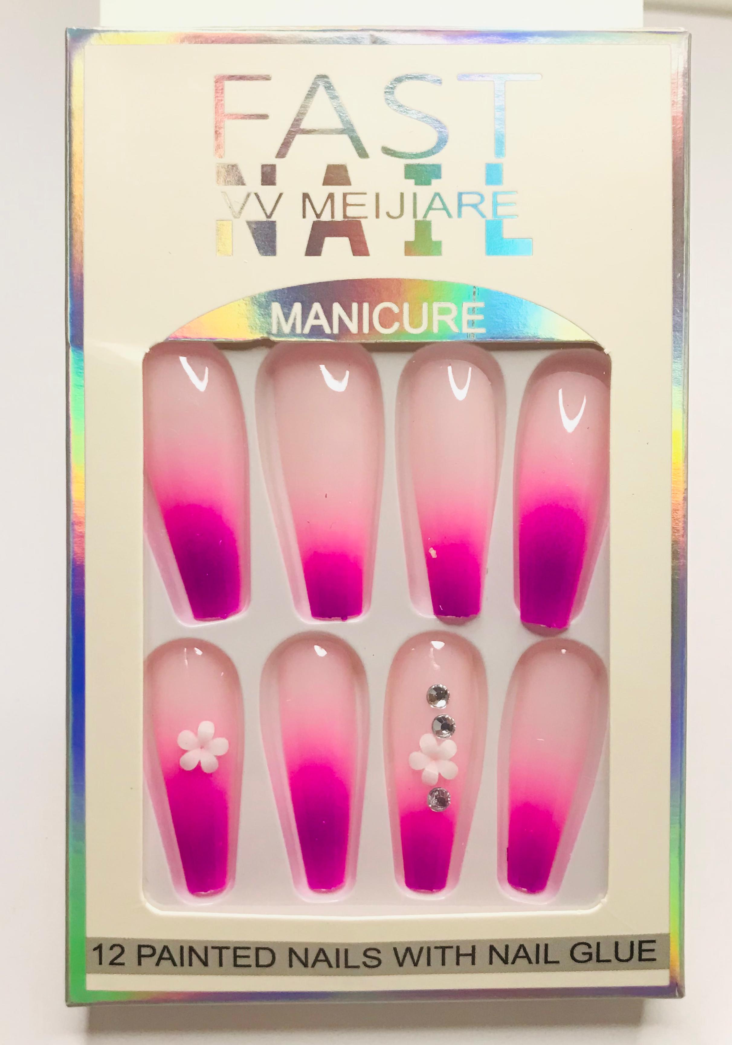 Ombre Artificial Nail Set