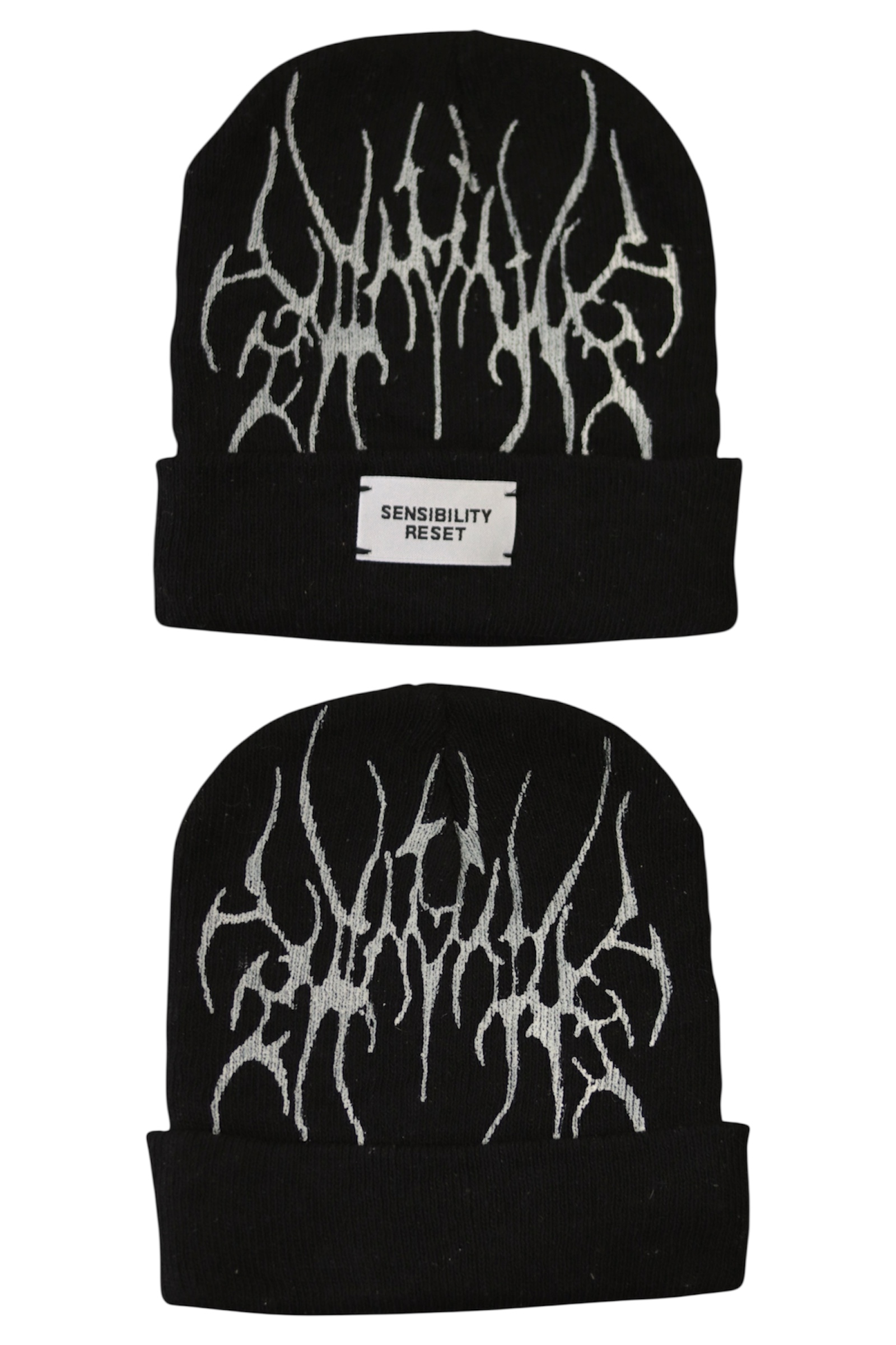 Beanie x2 - pack black