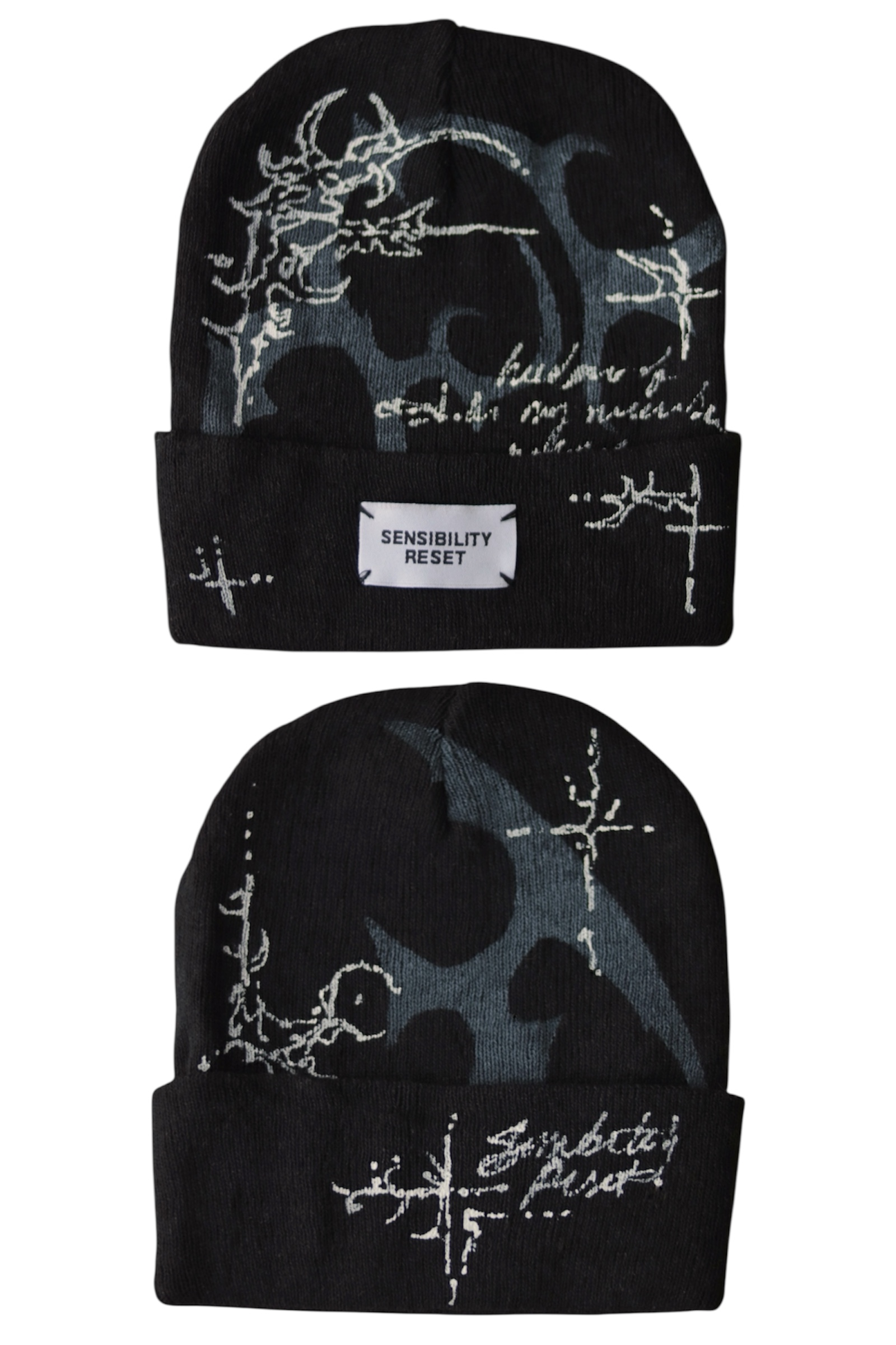Beanie x2 - pack brown