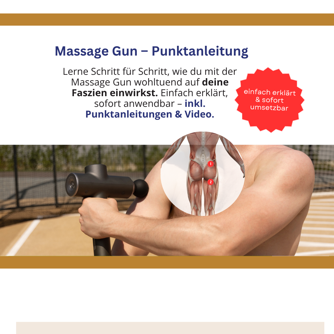 Massagepistole richtig anwenden – Verspannungen lösen leicht gemacht 