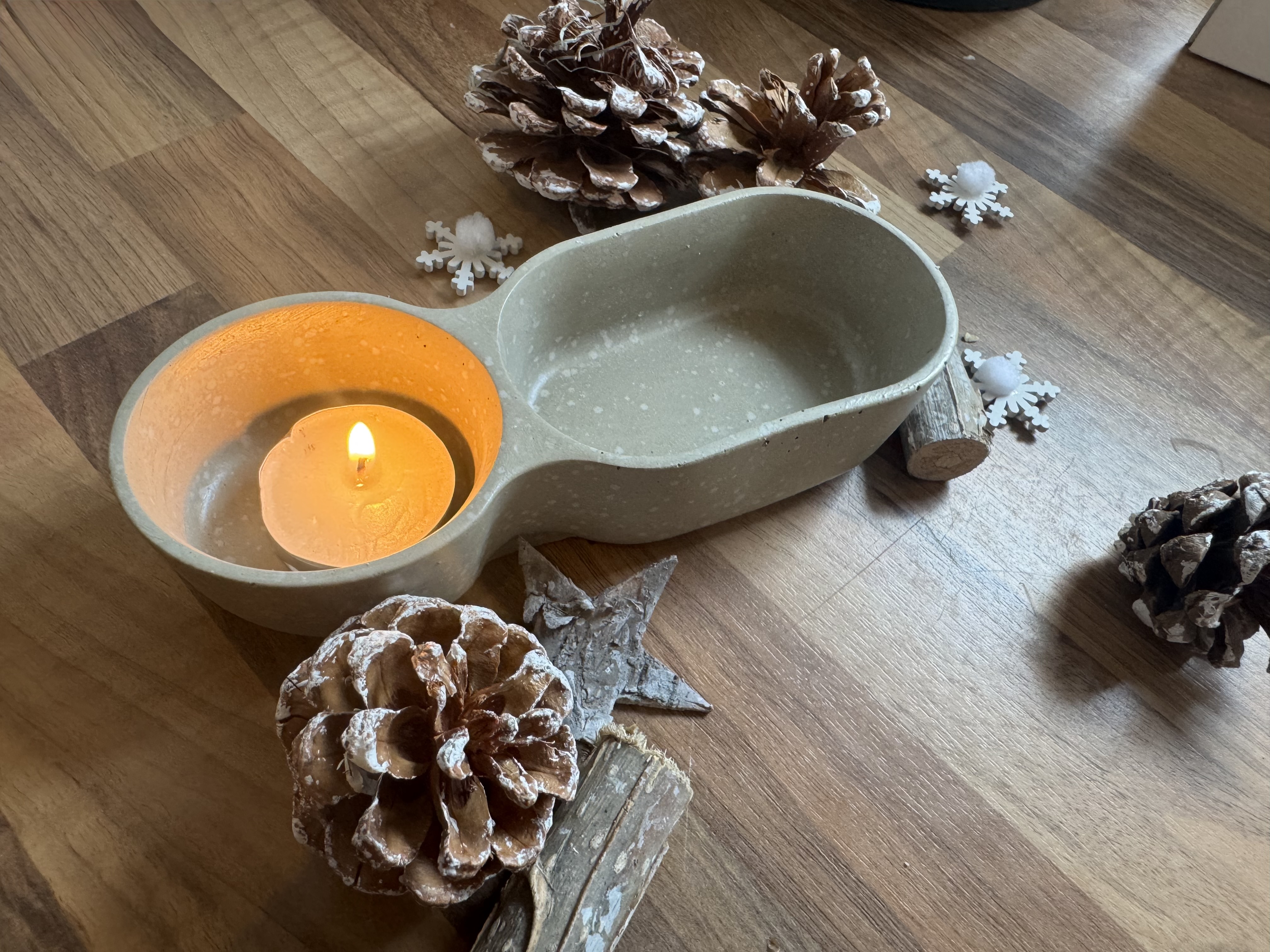 Double Compartment Container 