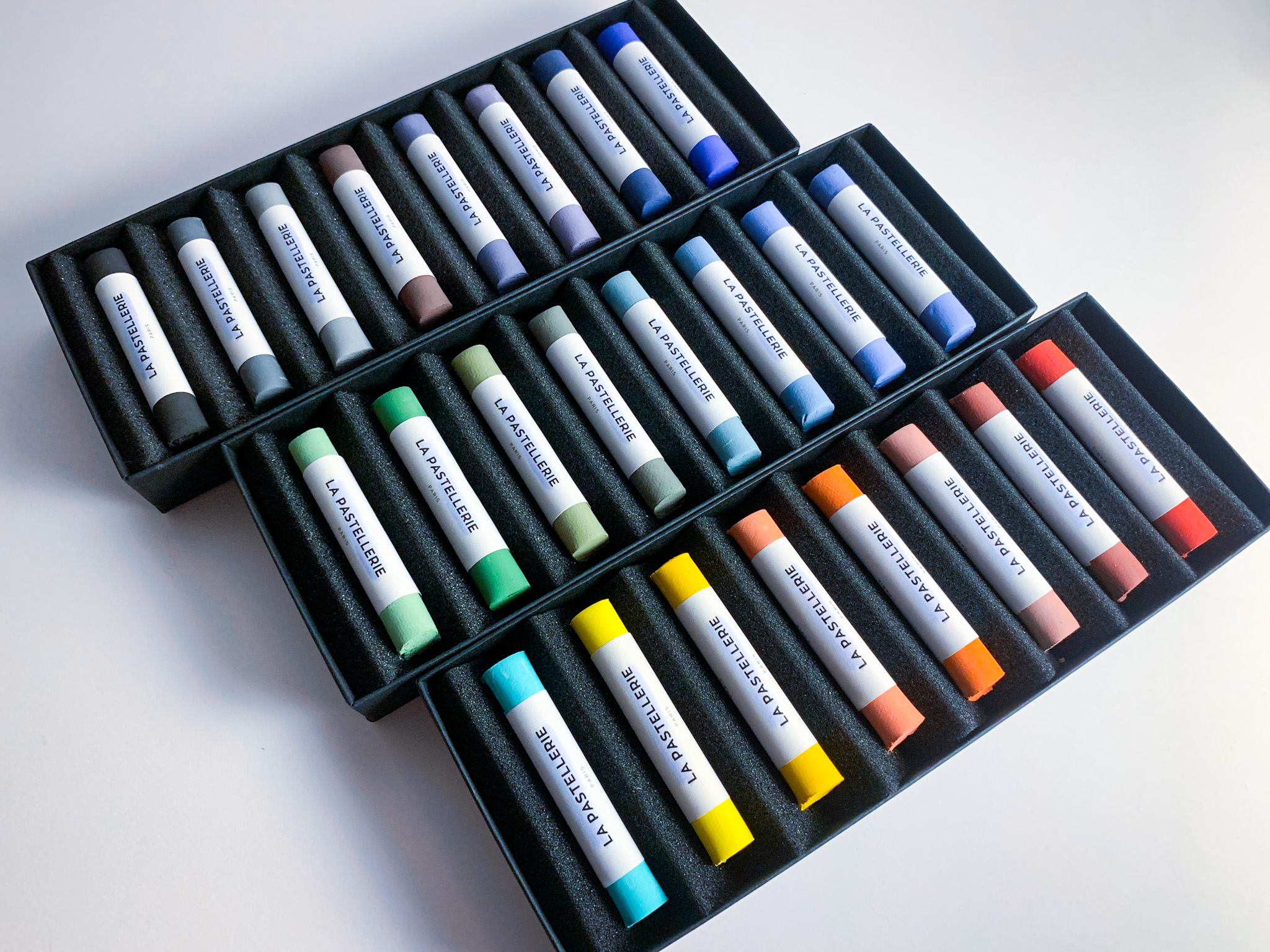 Collection complète de 32 pastels - Lot de 4 coffrets