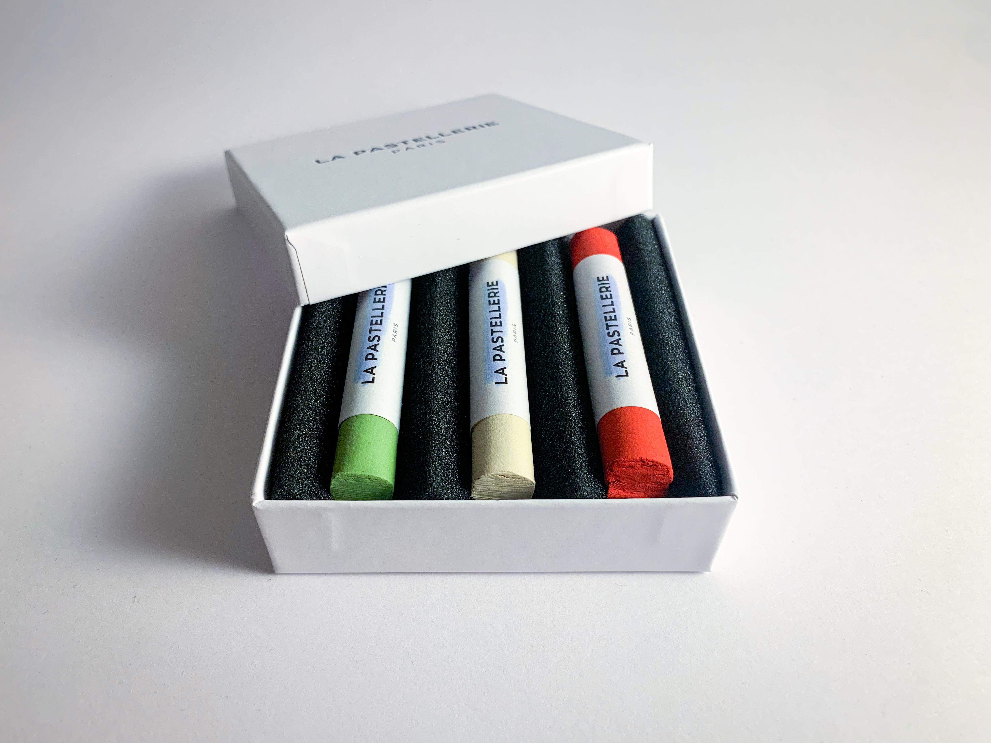 Coffret de 3 pastels "Cecily Green"
