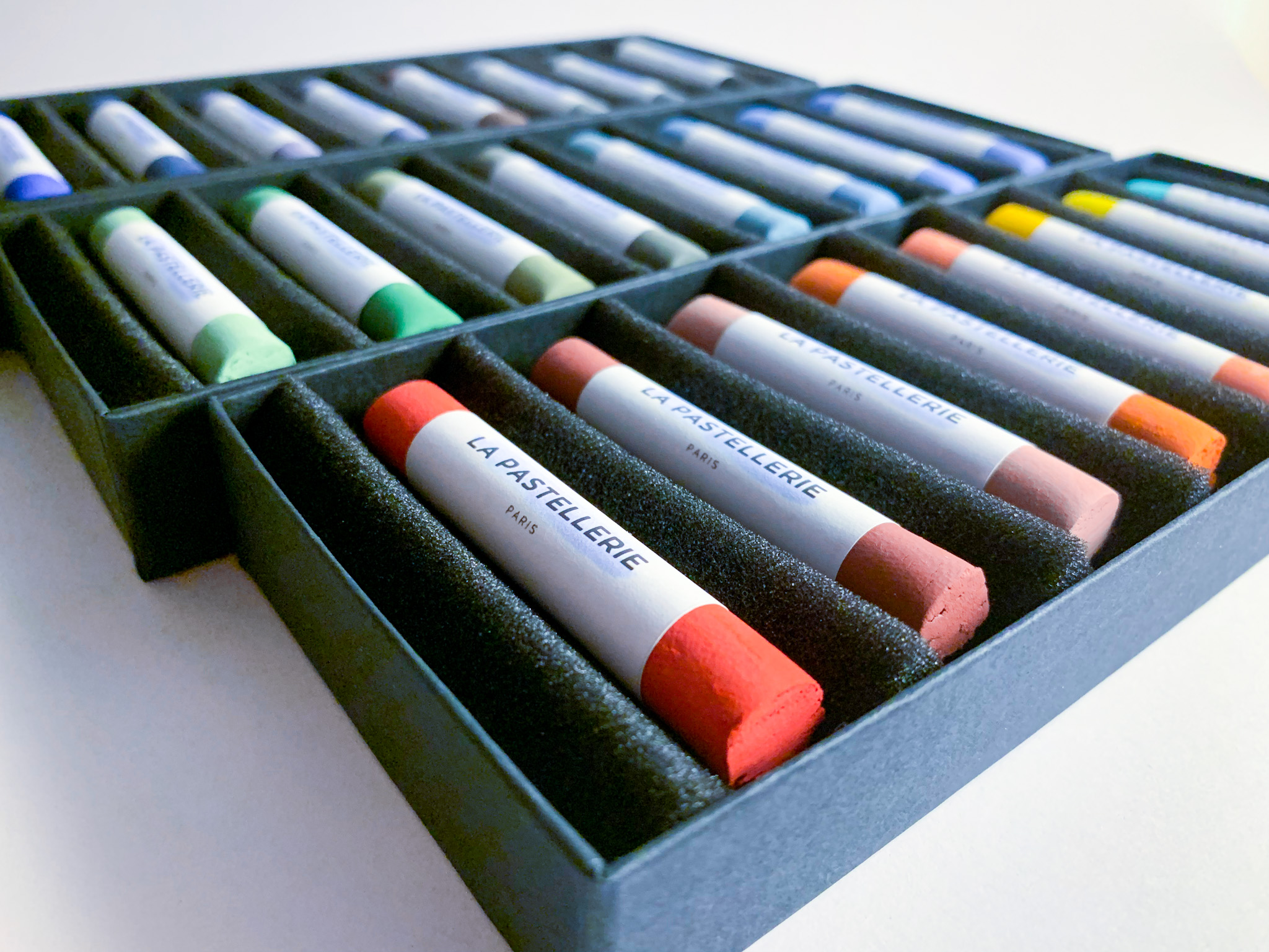 Collection complète de 32 pastels - Lot de 4 coffrets