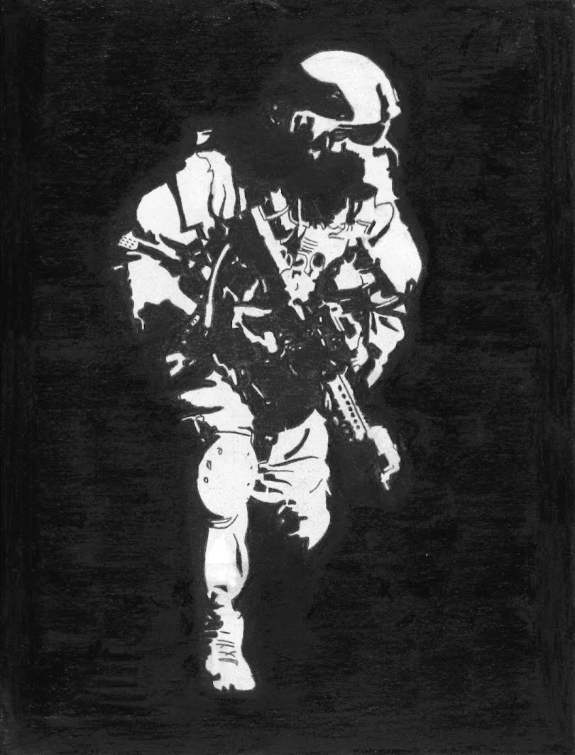 Running to War (Print)