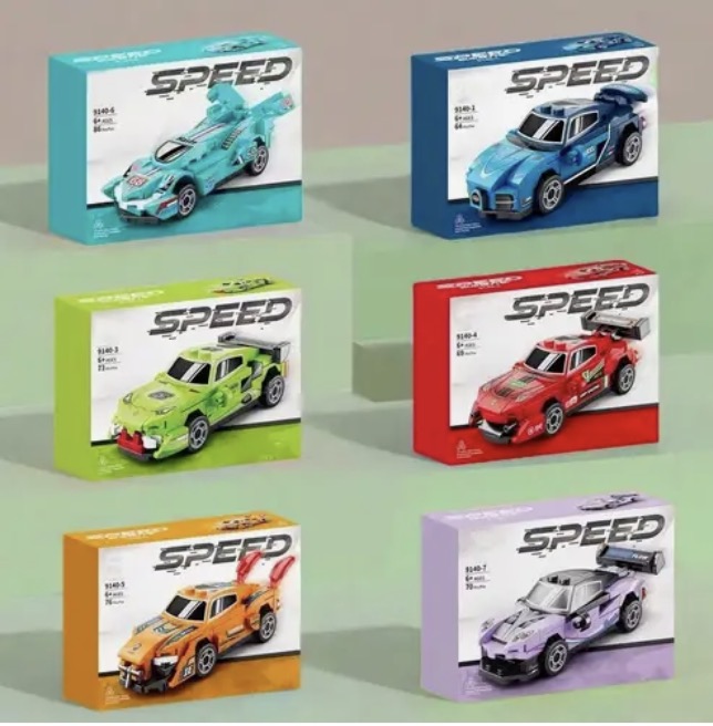 Speed Racing Car Building Blocks Set (1PC)