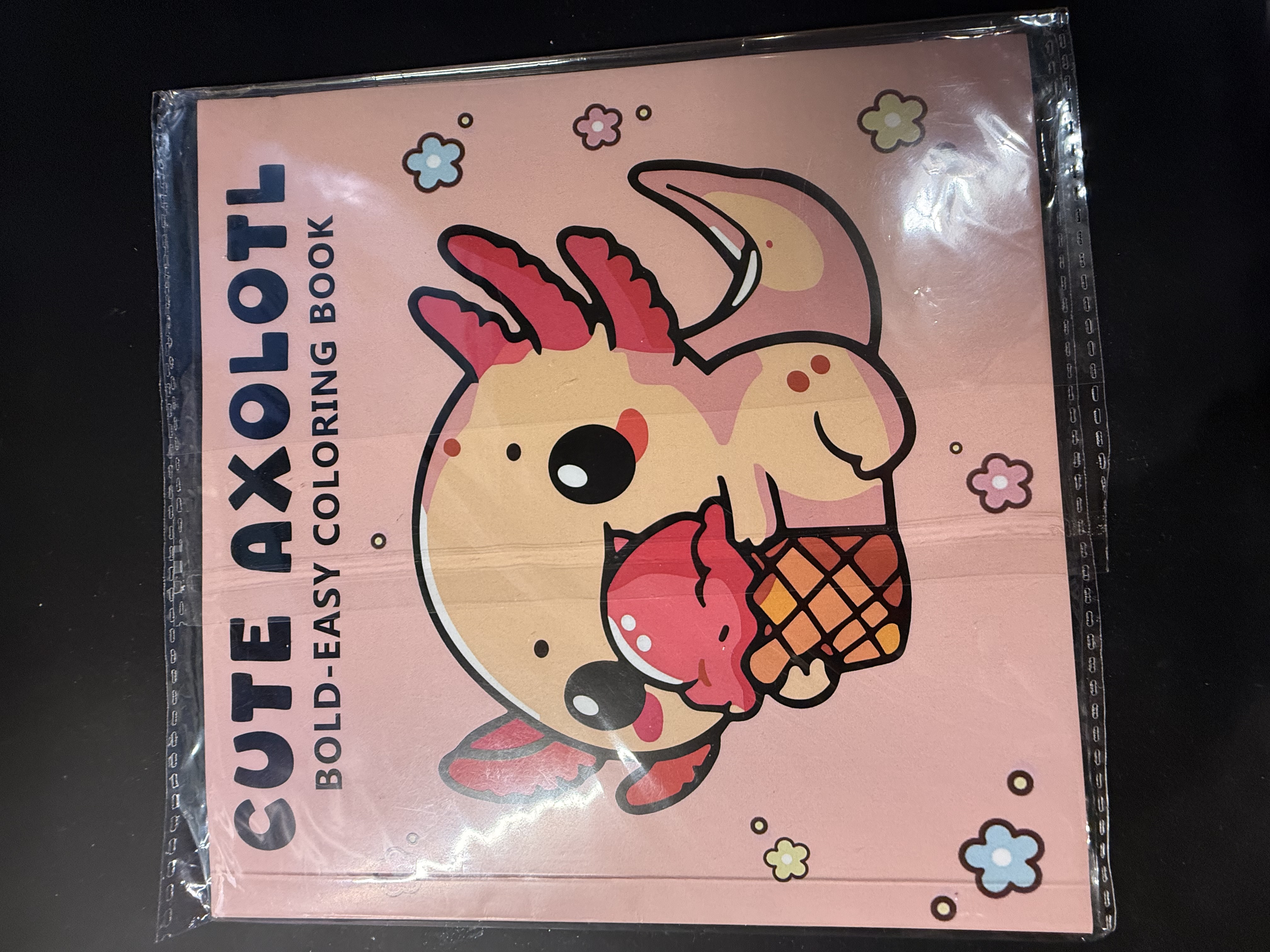 Cute Axolotl Colouring Book