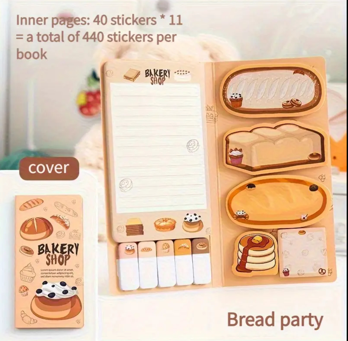 Bakery Shop Sticky Notes