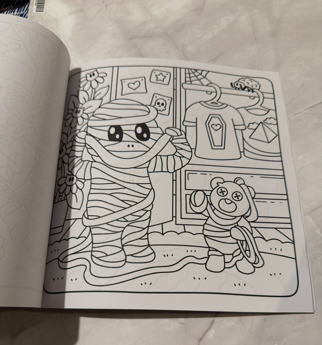 Spooky Cute Coloring Book