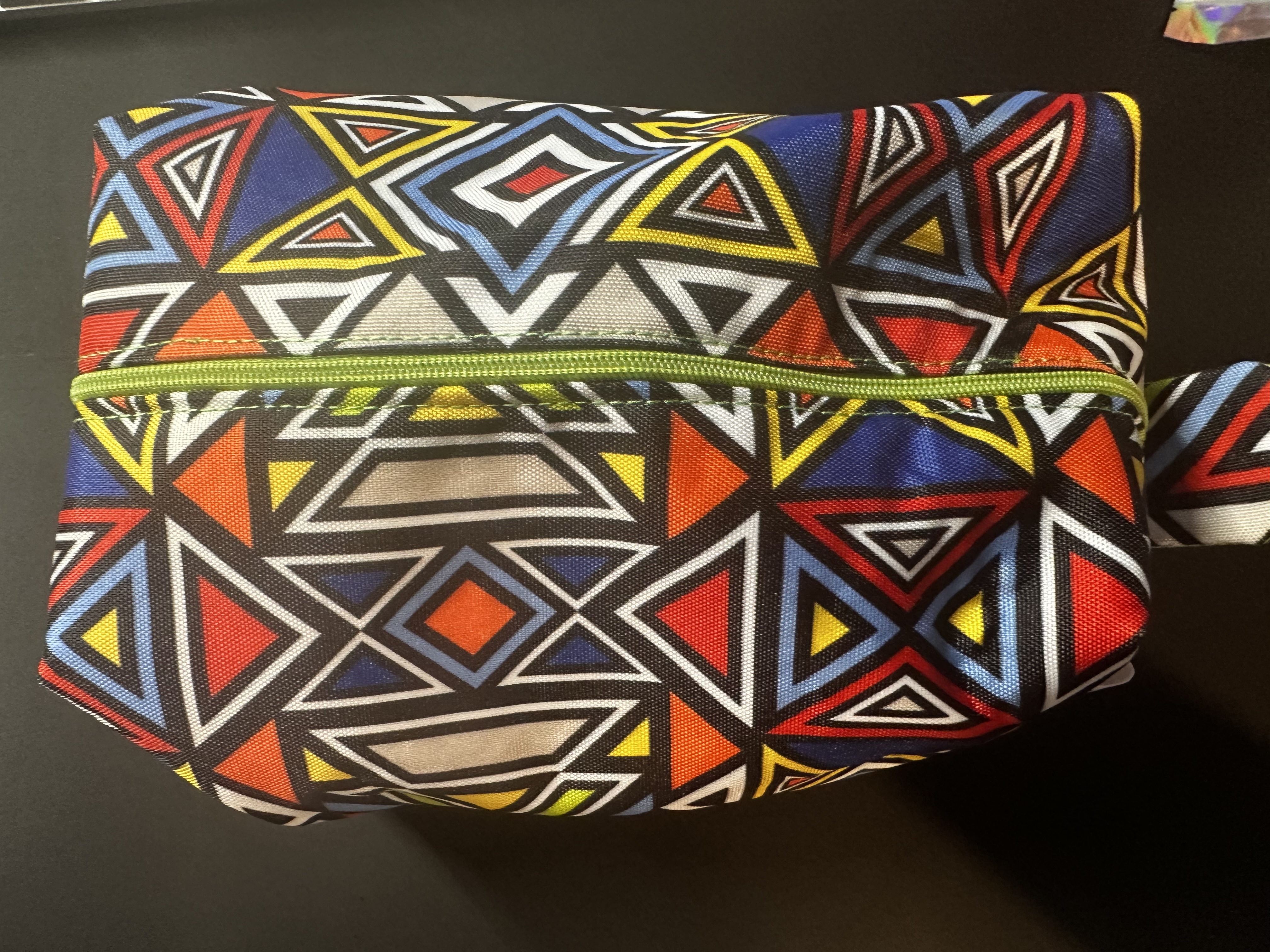 Hand Made with Love Ethnic Make Up Bag / Pencil Case