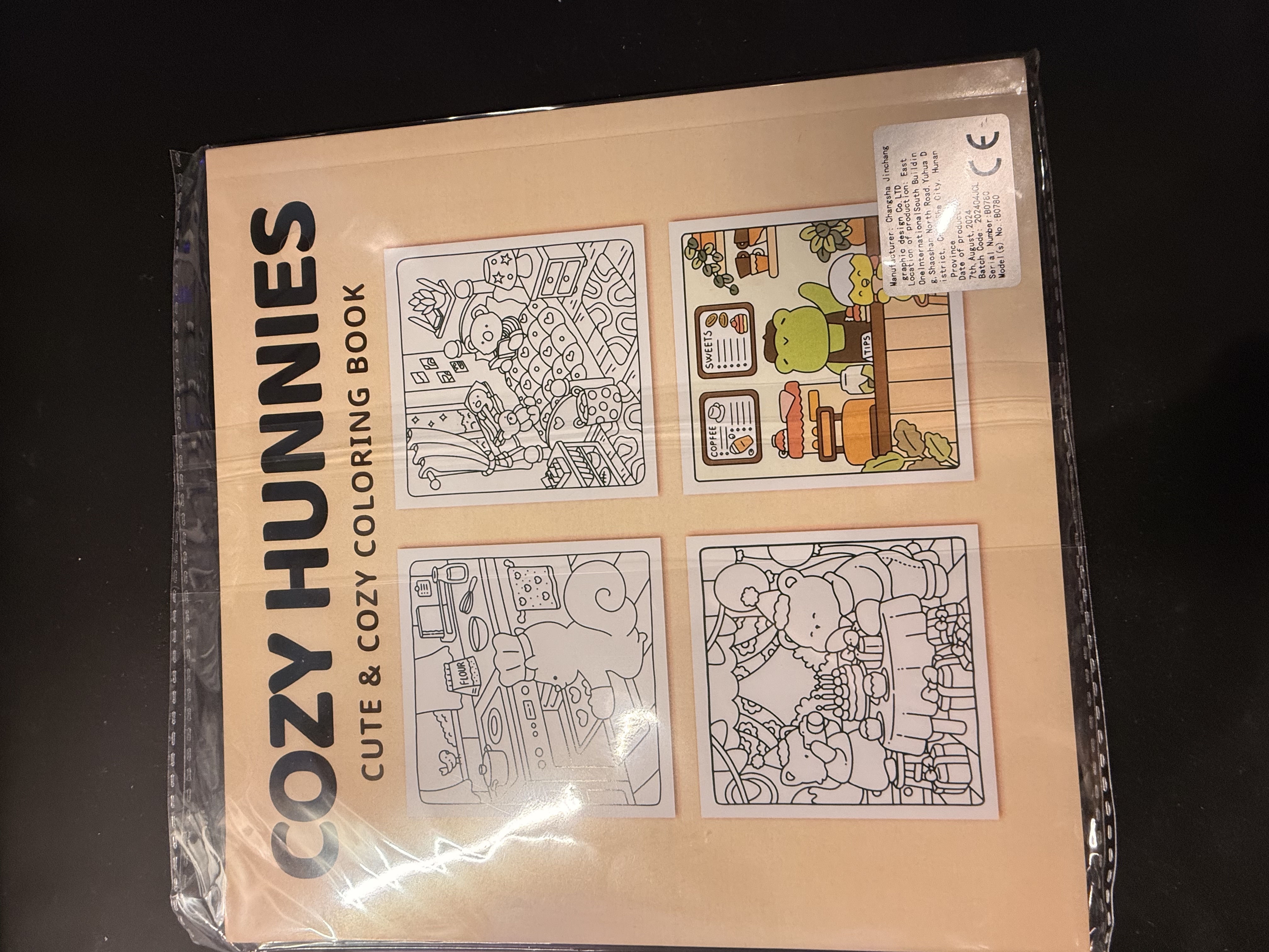 Cozy Hunnies Colouring Book