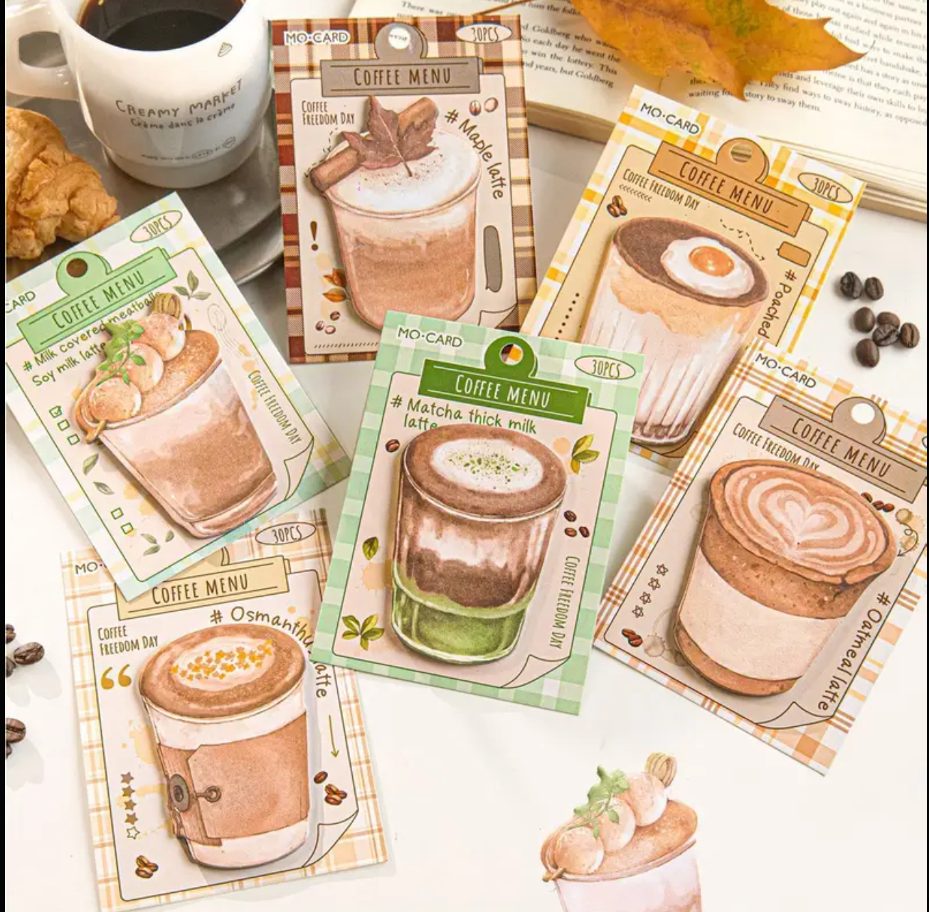 Coffee Menu Sticker Set
