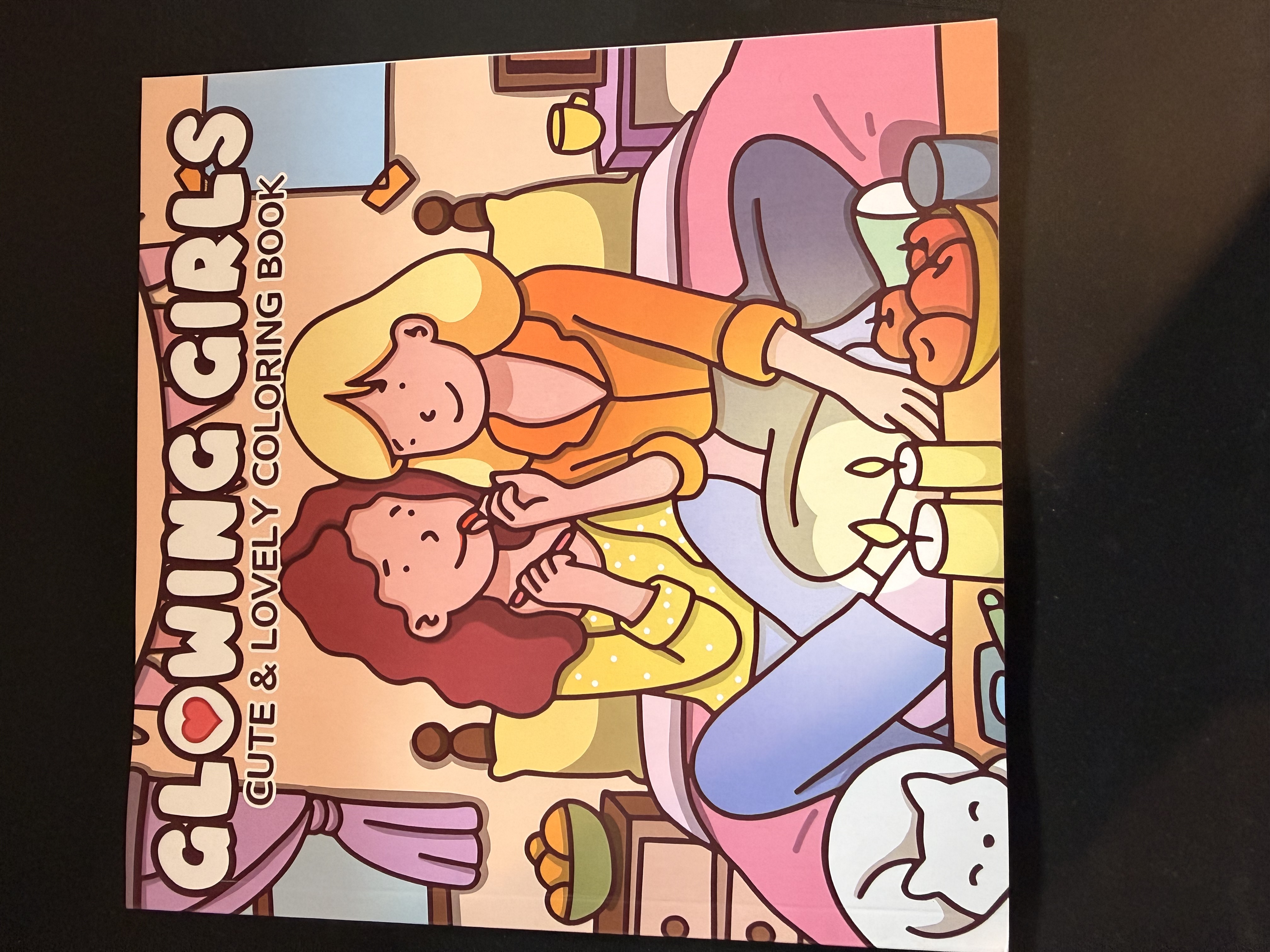 Glowing Girls Cute & Lovely Colouring Book