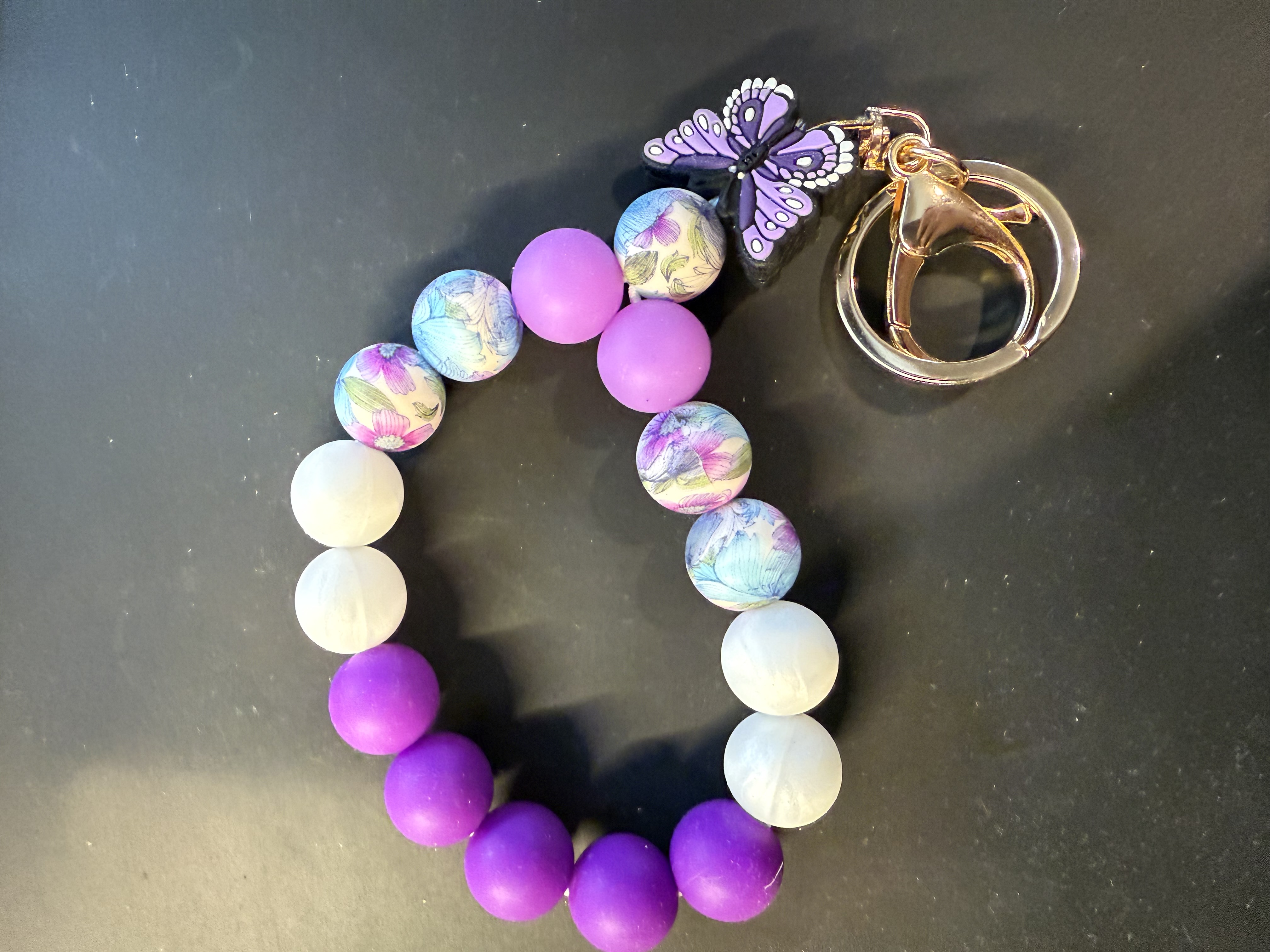 Beaded Wristlet Keychain