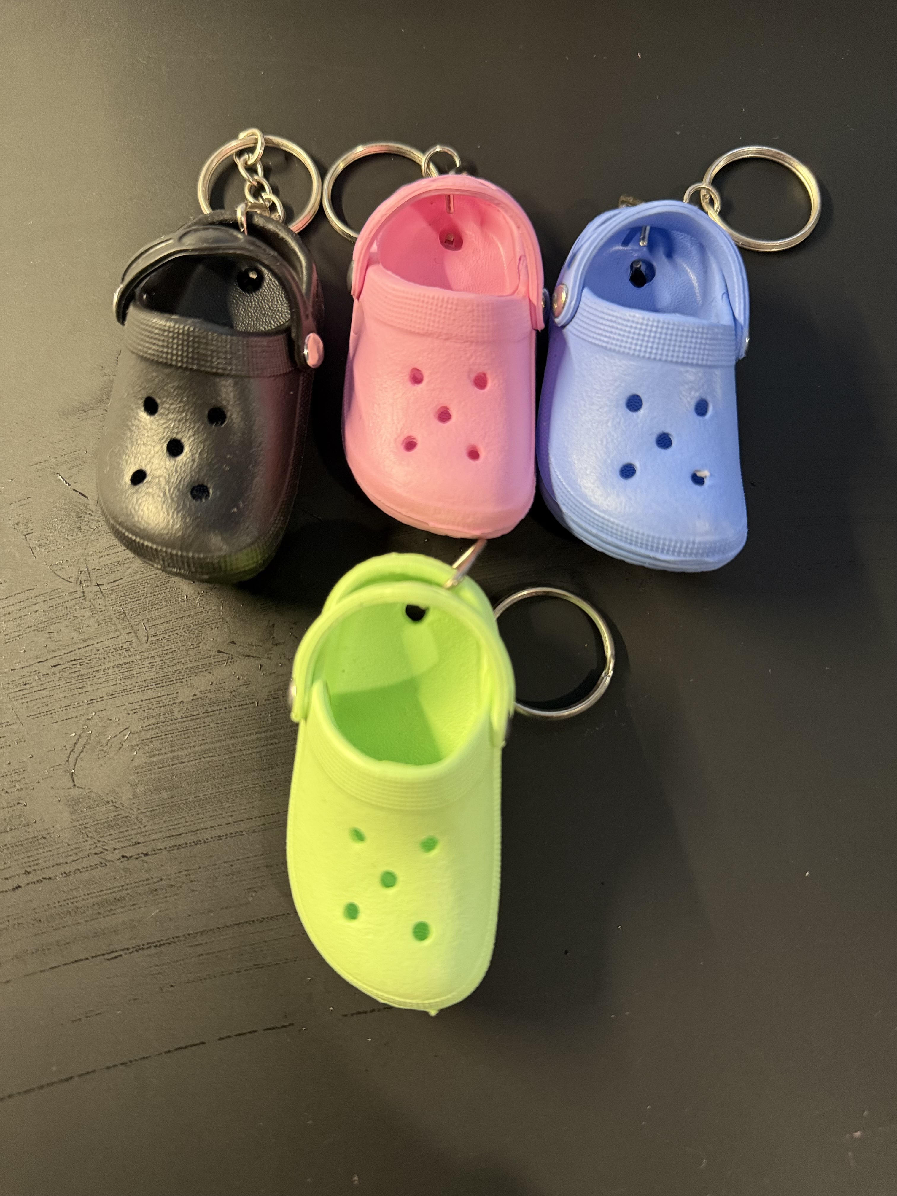 Mini Croc Shoe Keychains