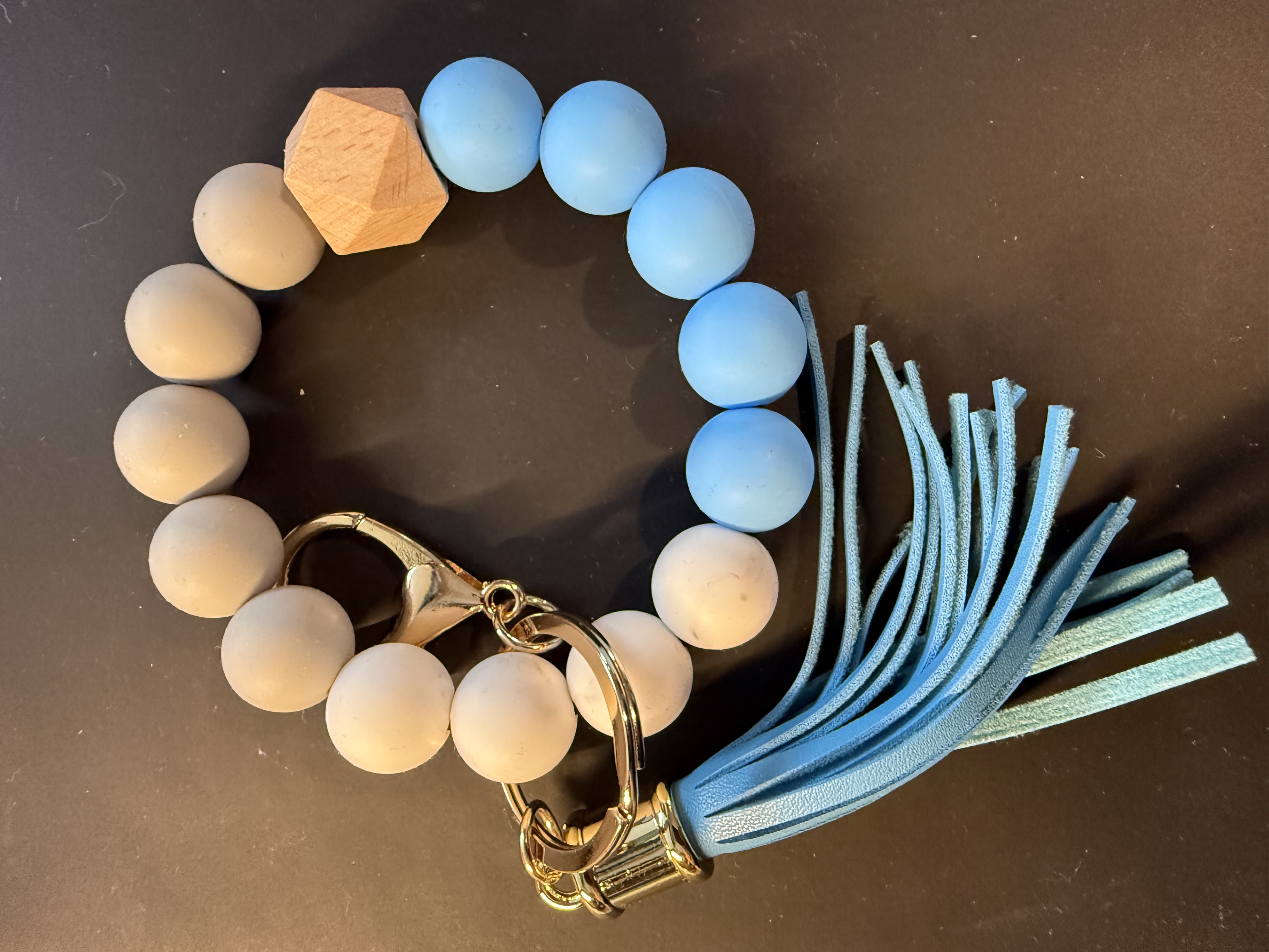 Beaded Wristlet Keychain