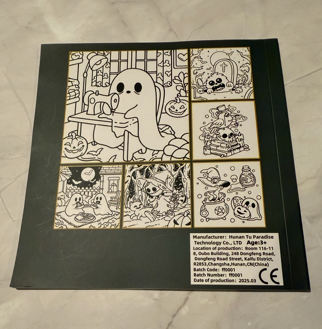 Spooky Cute Coloring Book