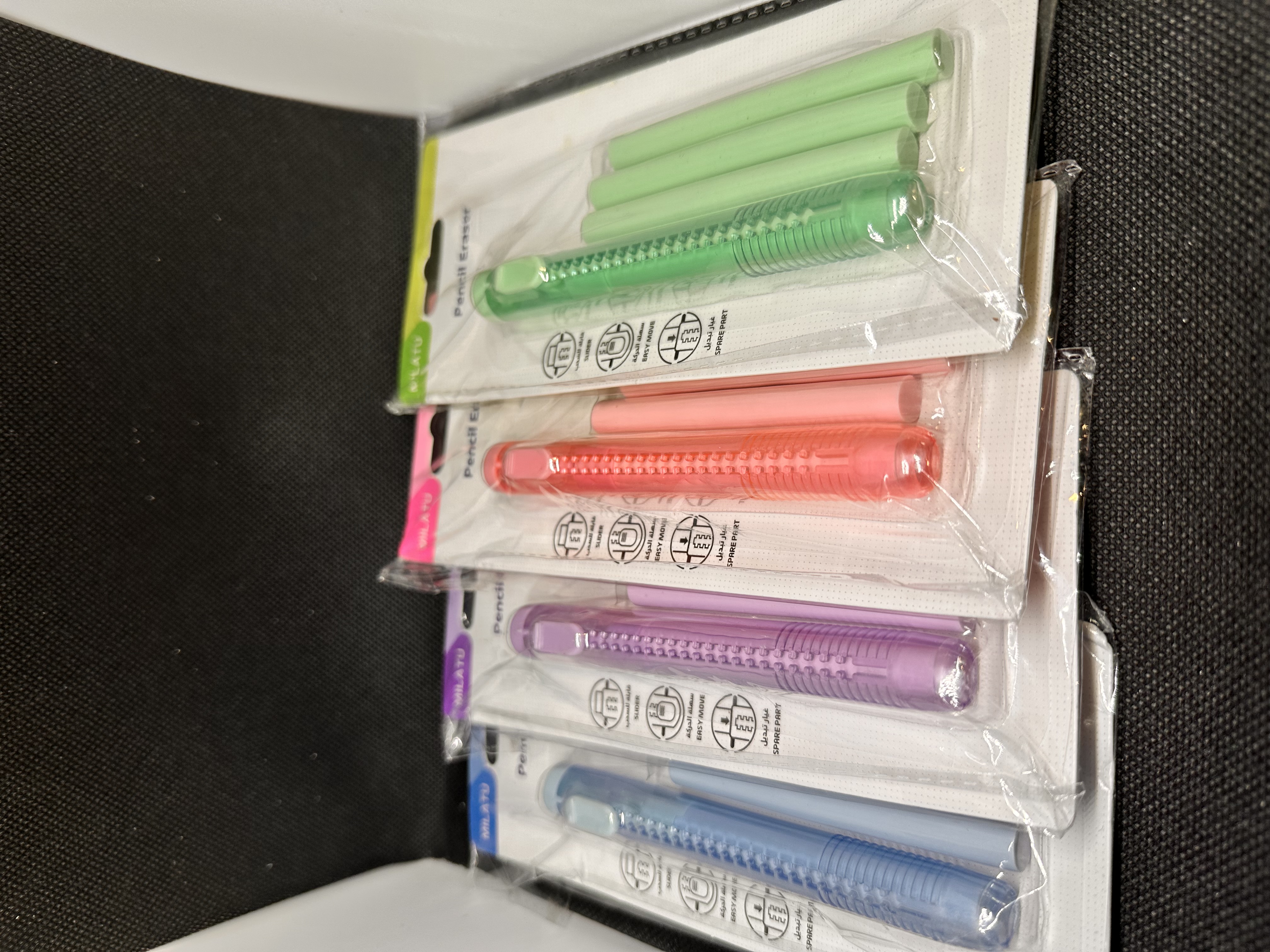 Retractable Erasers with refill
