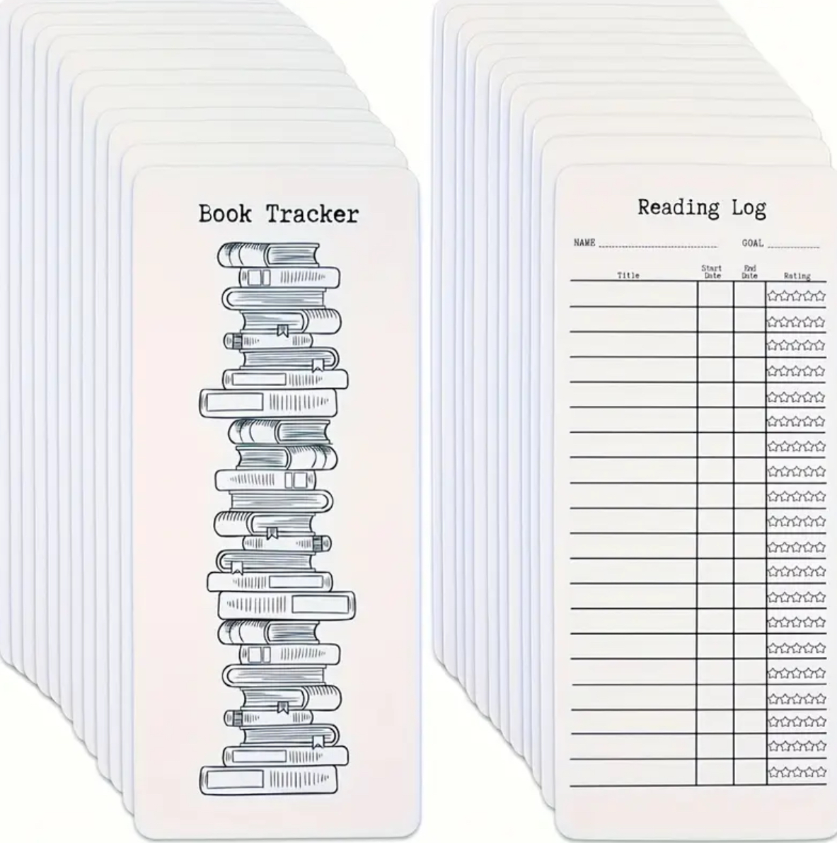 Reading Log Bookmark