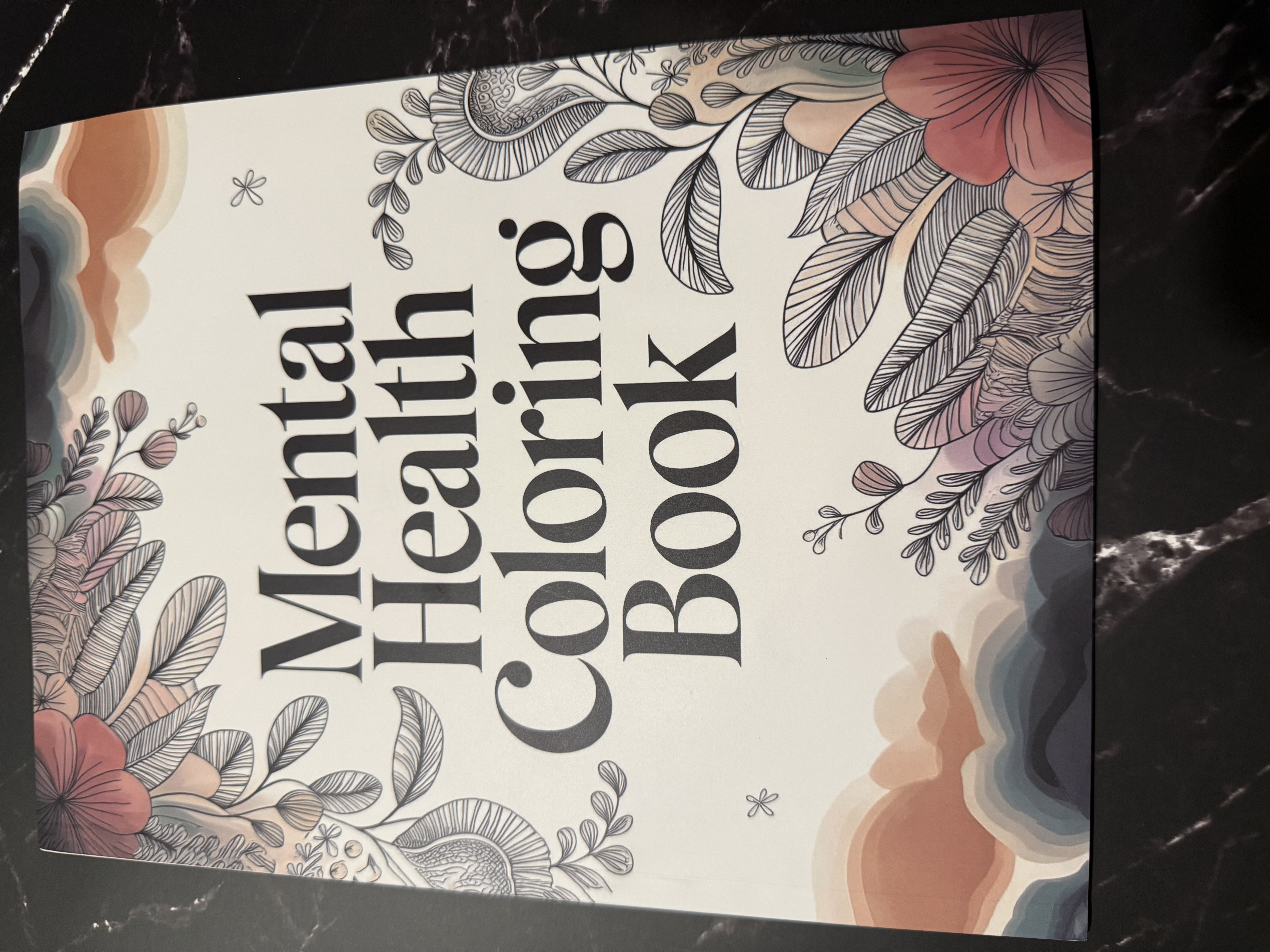 Mental Health Colouring Book