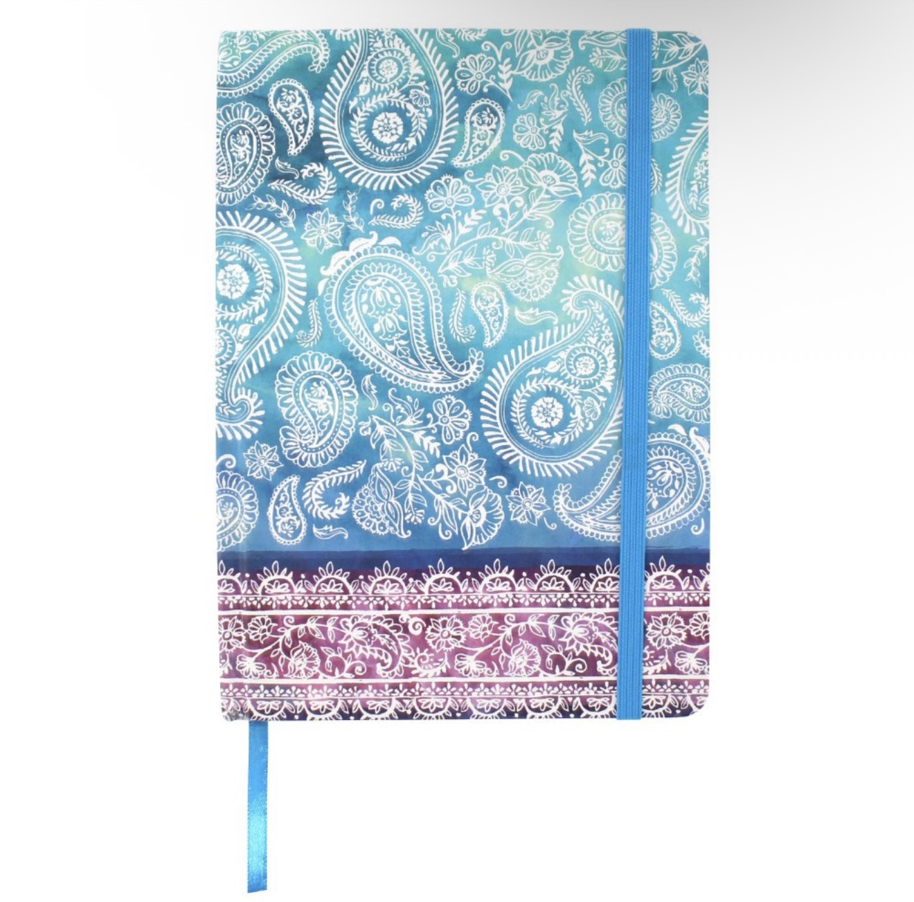 Indian Ocean Paisley Print Print A5 Notebook
