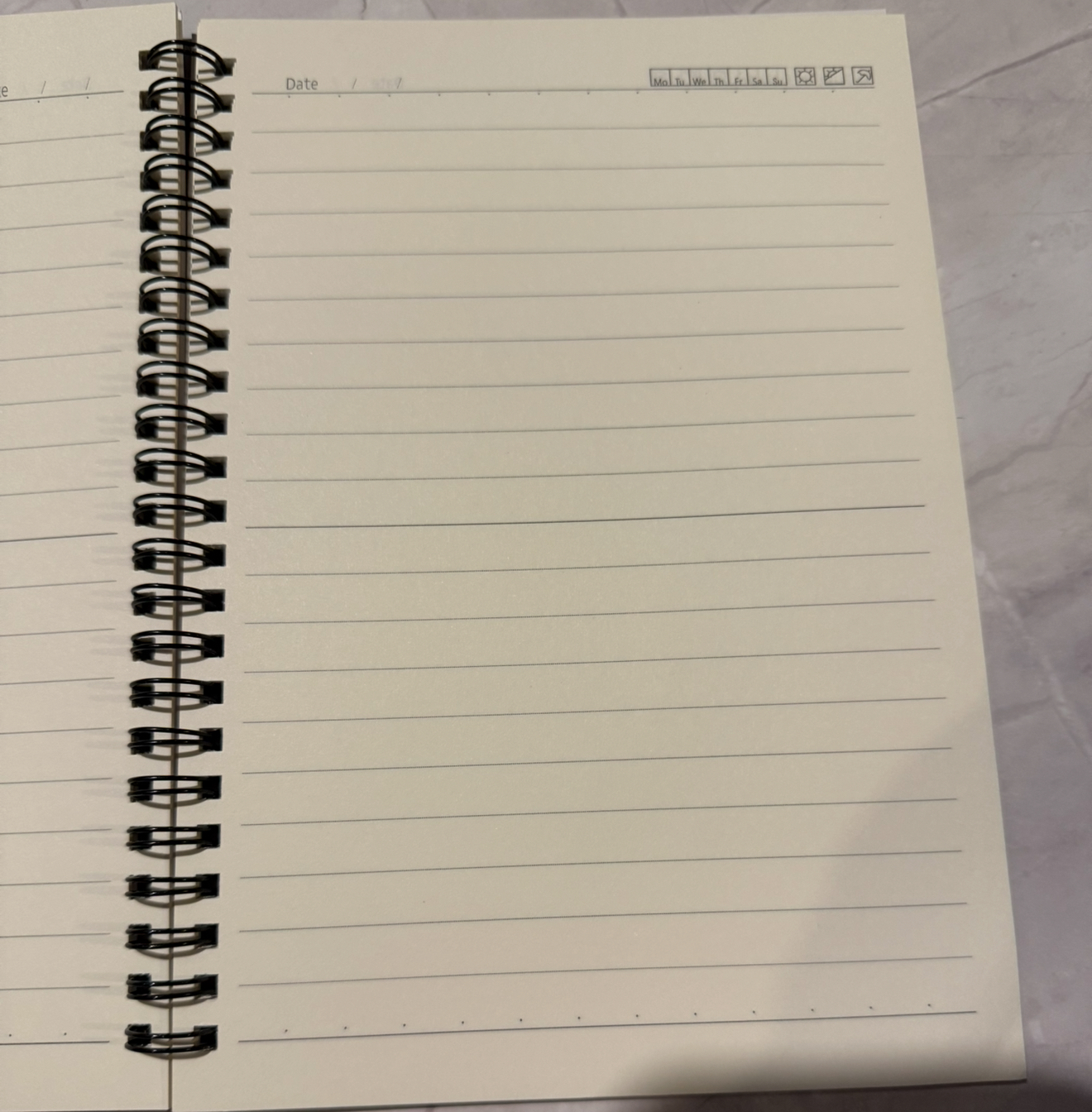 Spiral Notebook with Golden Buddha Artwork