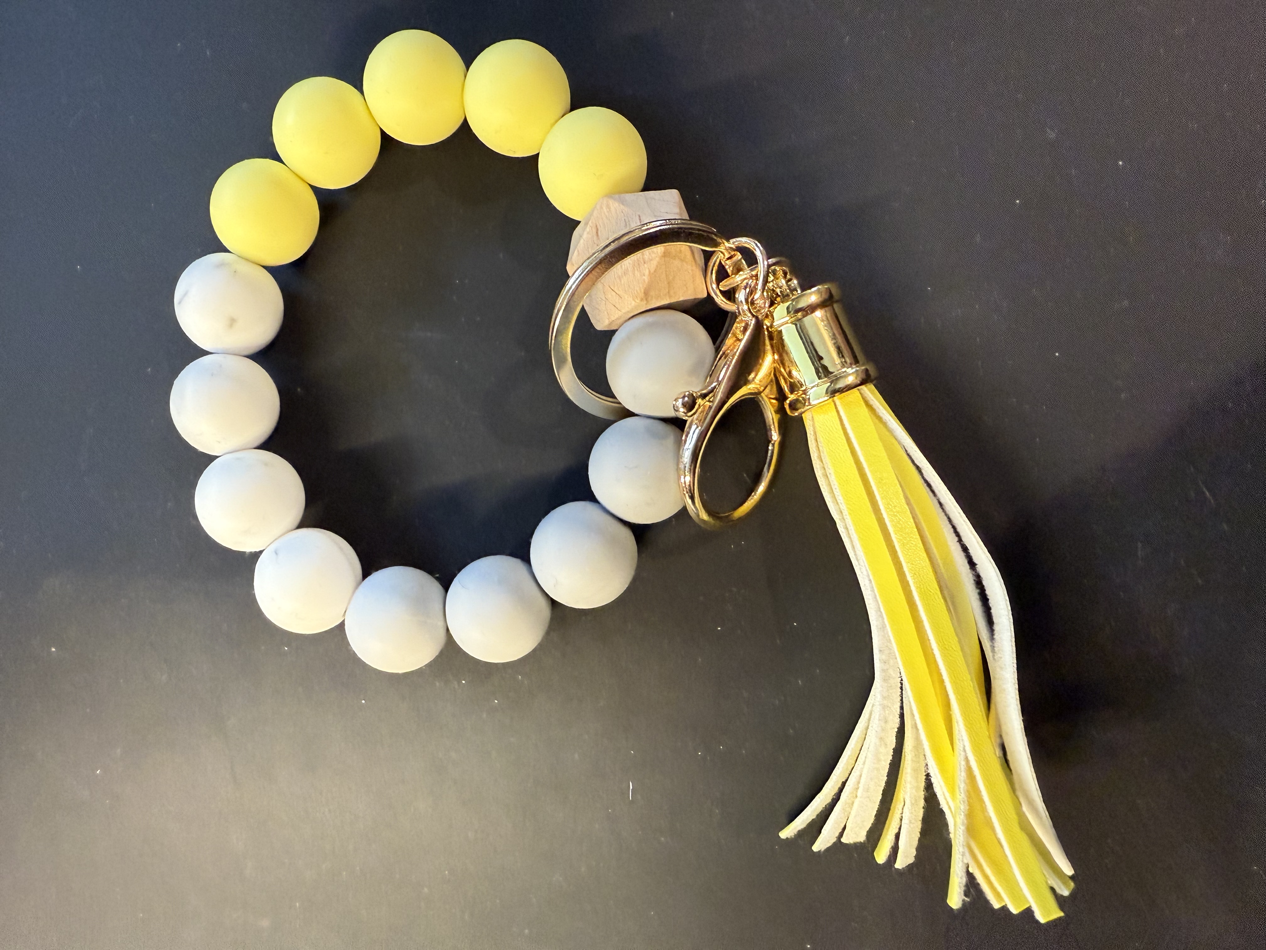 Beaded Wristlet Keychain