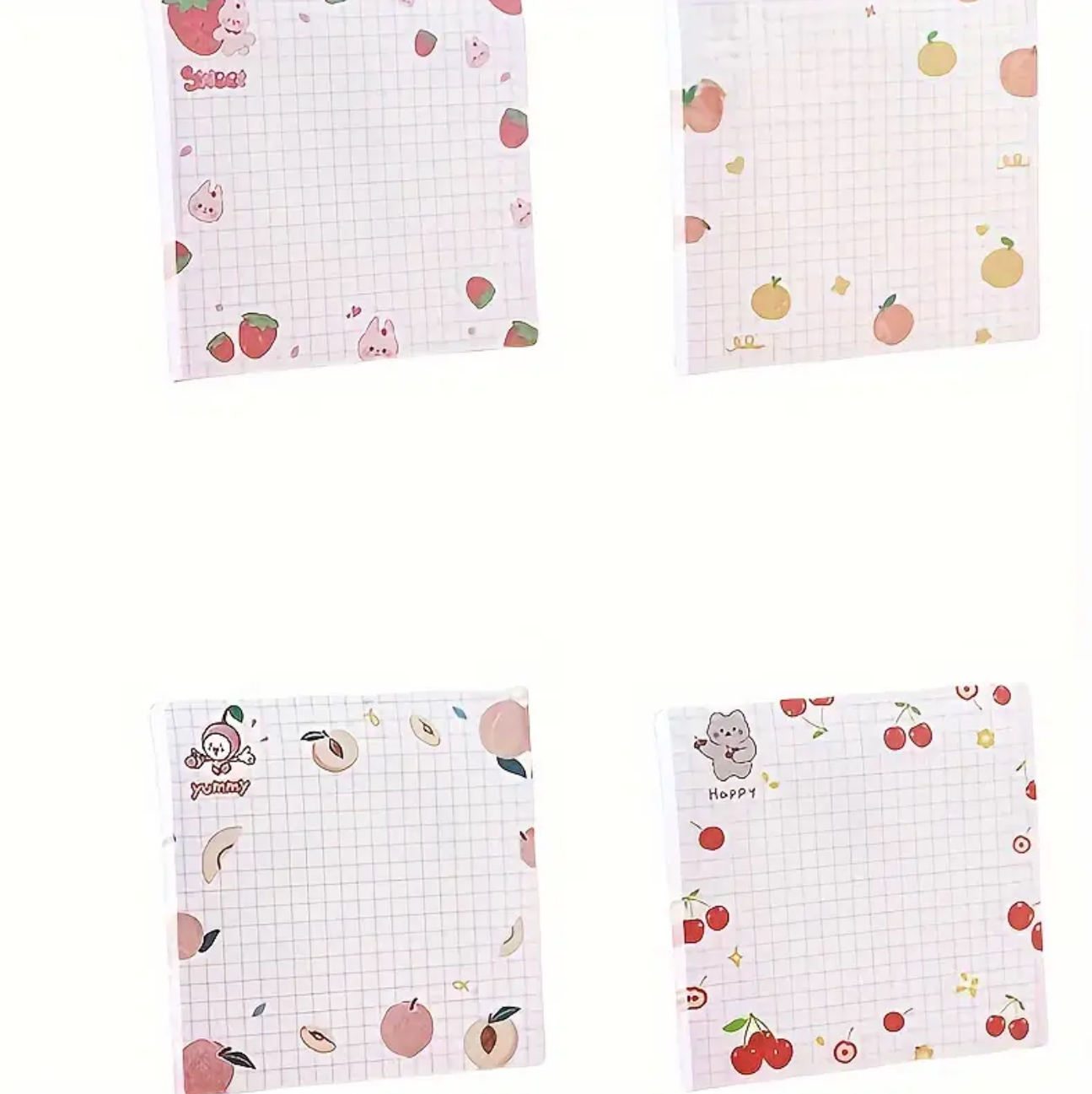 Fruity Sticky Notes (x4)