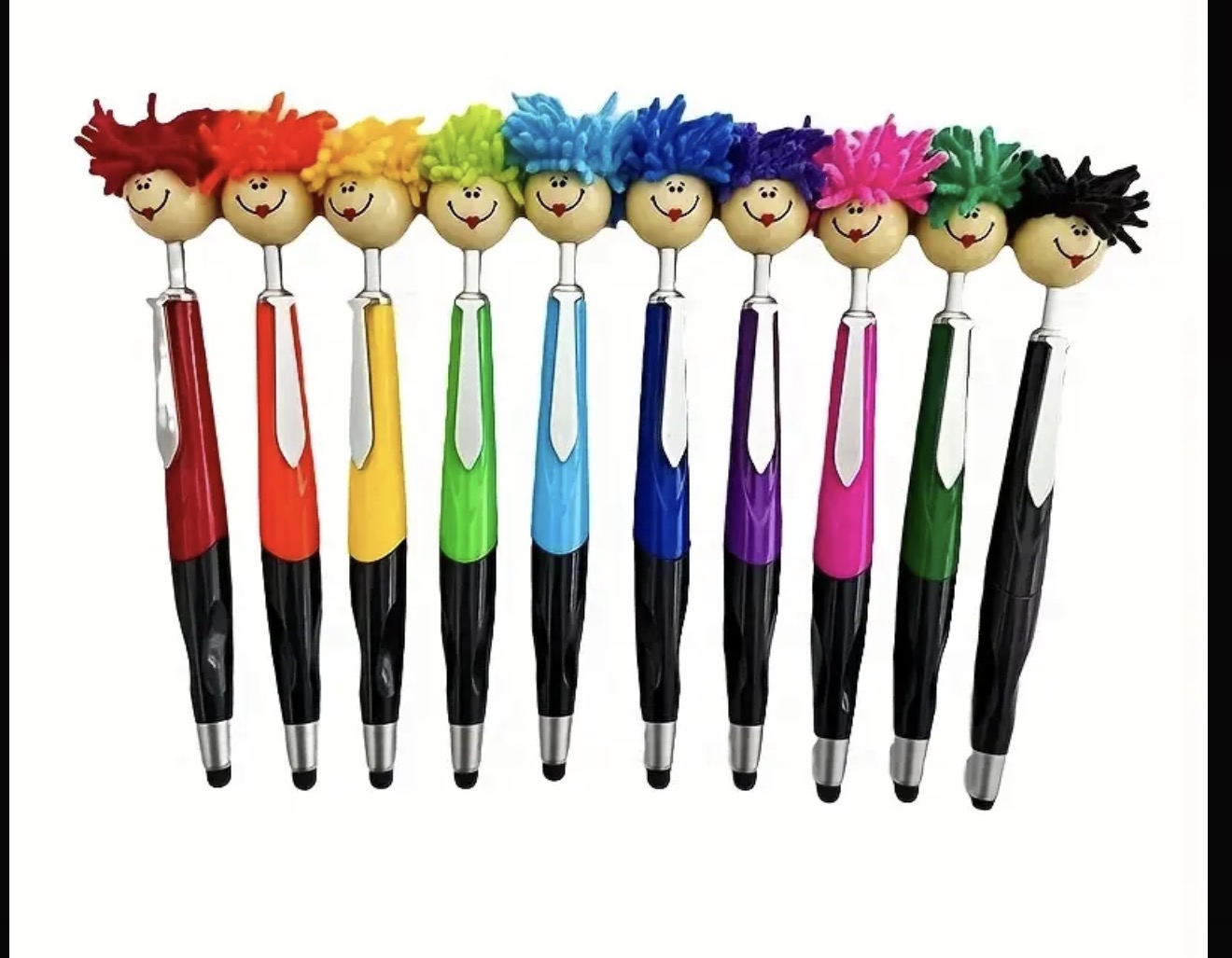 Colorful Smiley Face Pens 