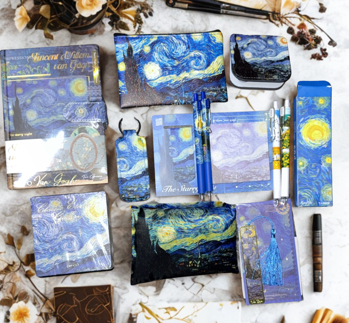 Starry Night Stationery Set