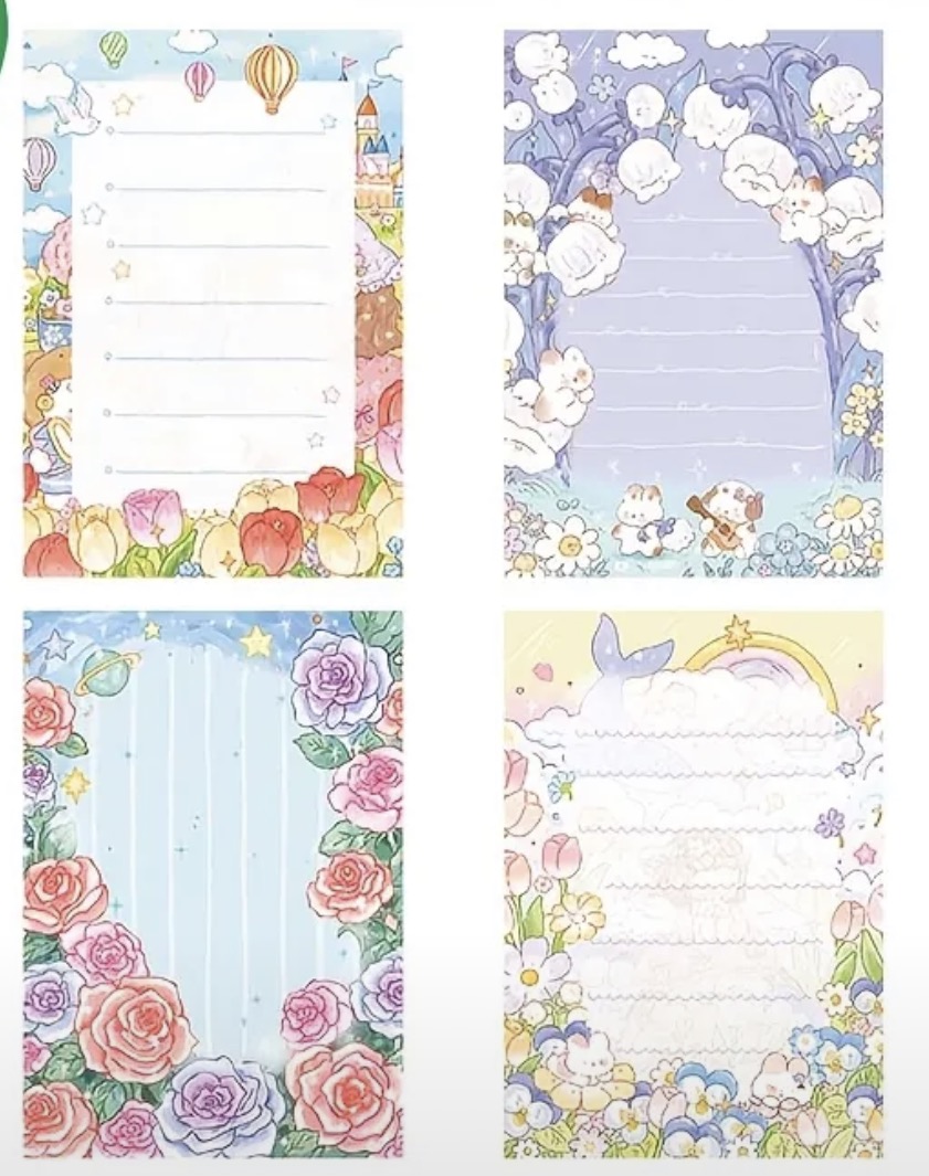 Illustrated Note Pads (A6)