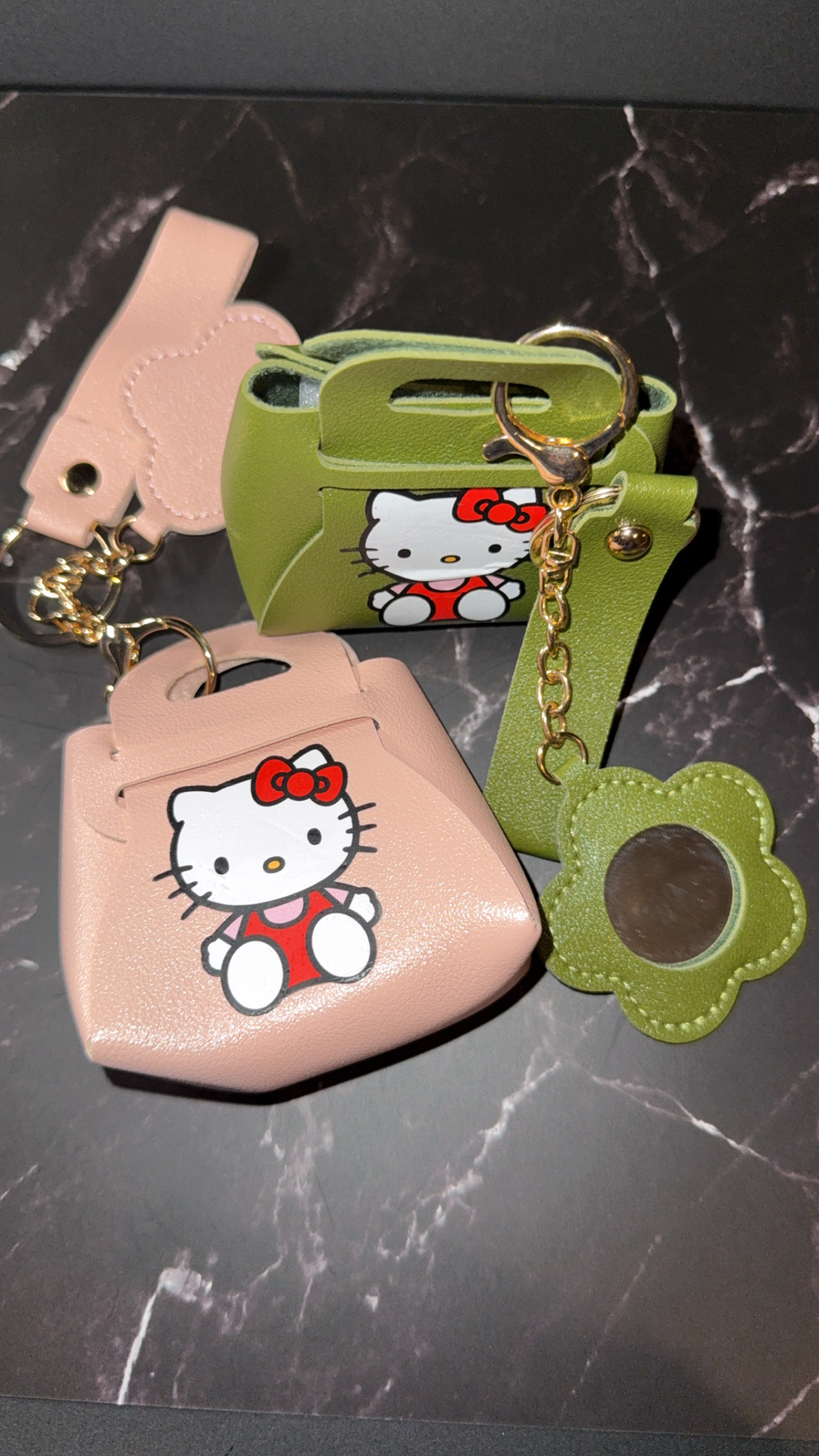 Hello Kitty Mini Handbag Keychains/Air Pod Holder