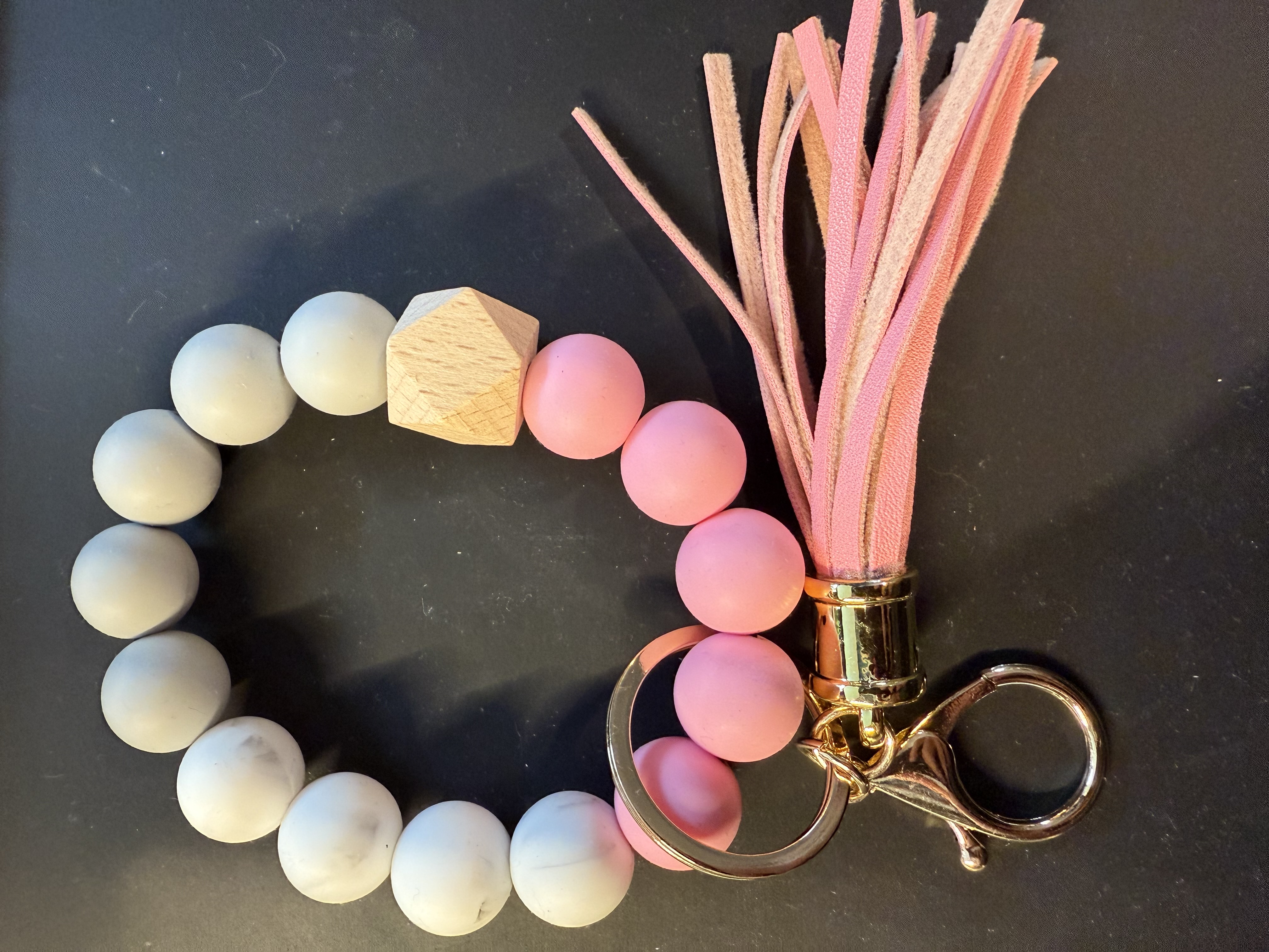 Beaded Wristlet Keychain