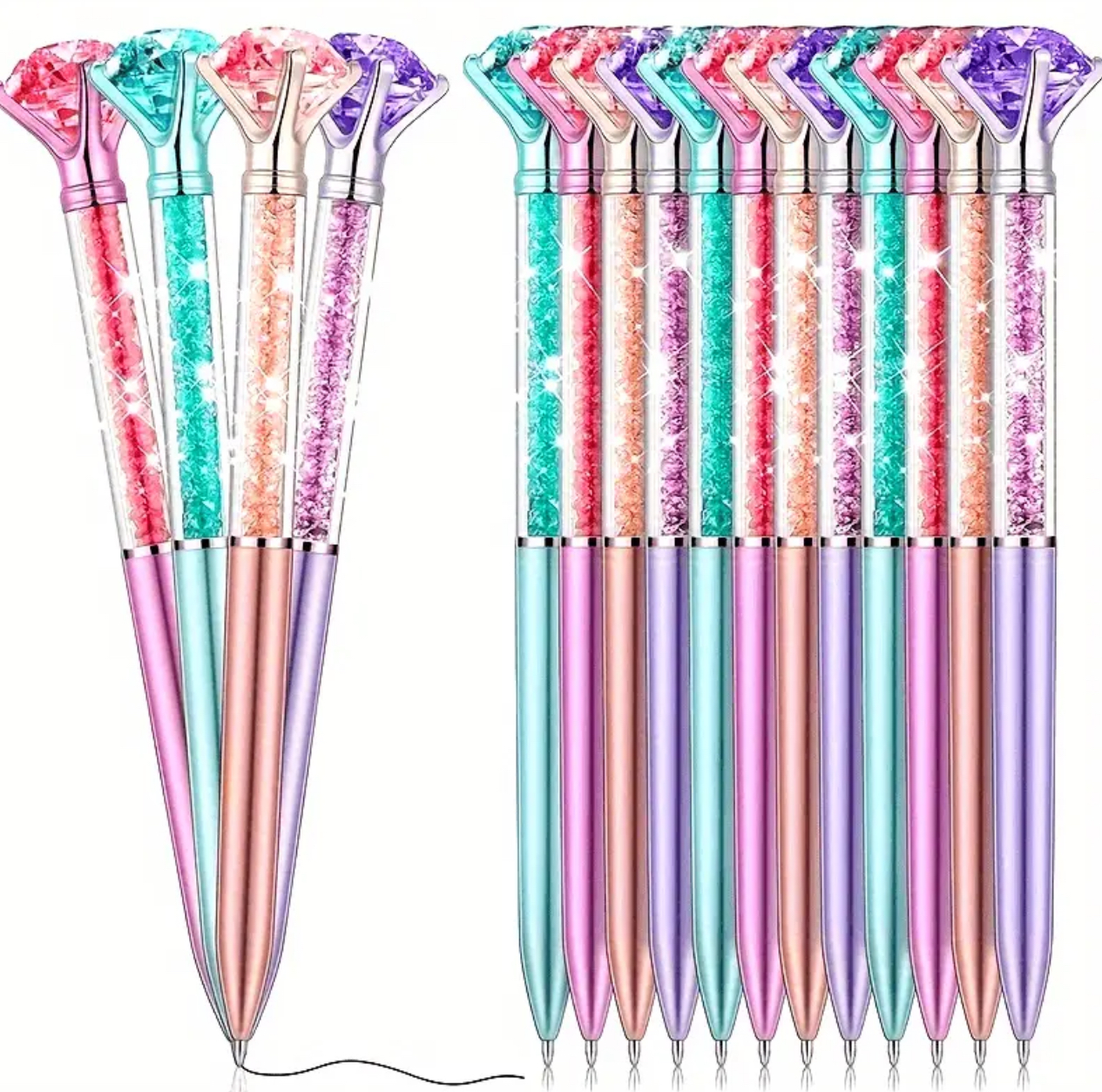 Diamond Crystal Ballpoint Pens