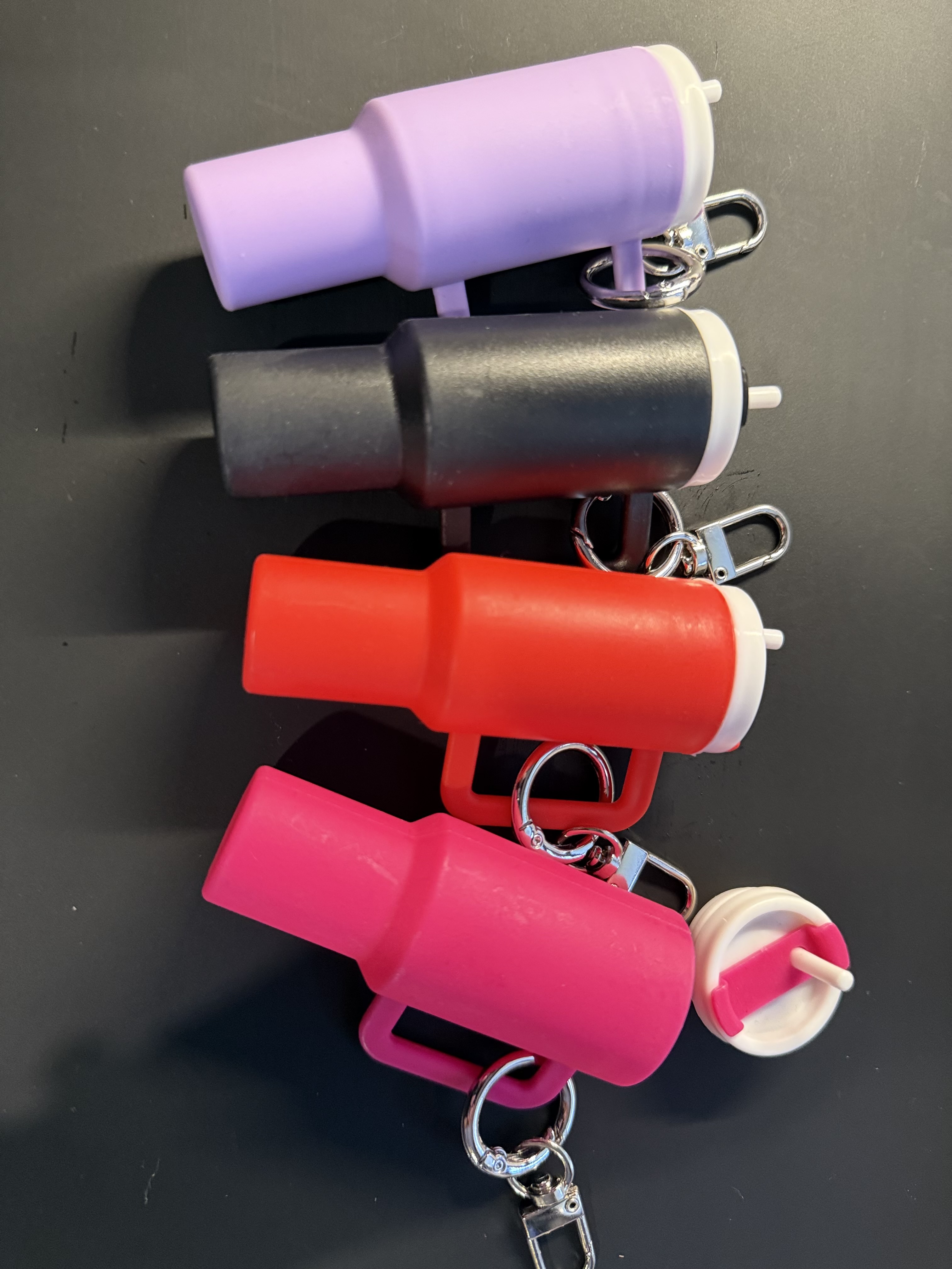 Portable Silicone Keychain Lip Balm Holder