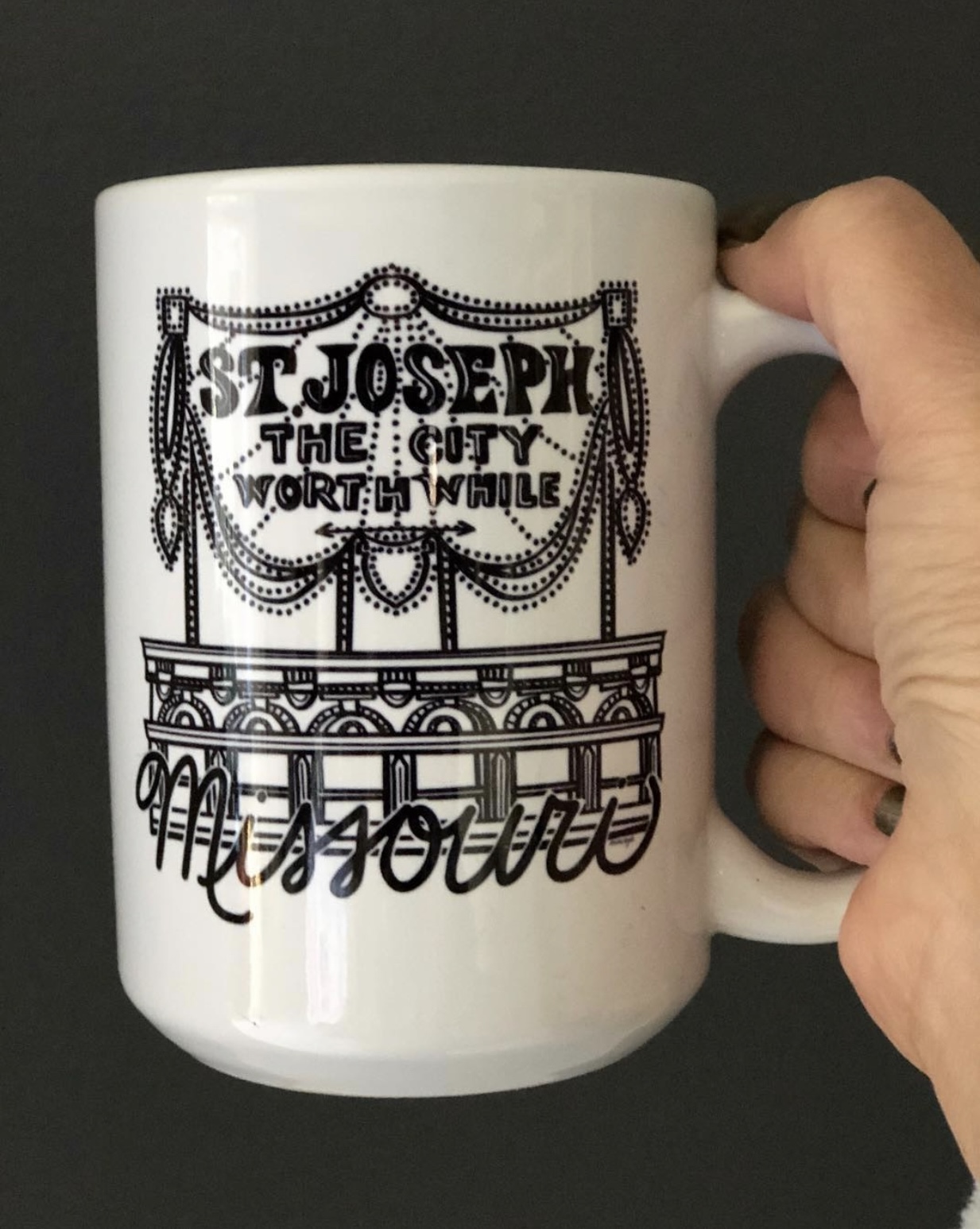 St. Joseph Missouri the City Worthwhile Souvenir Mug