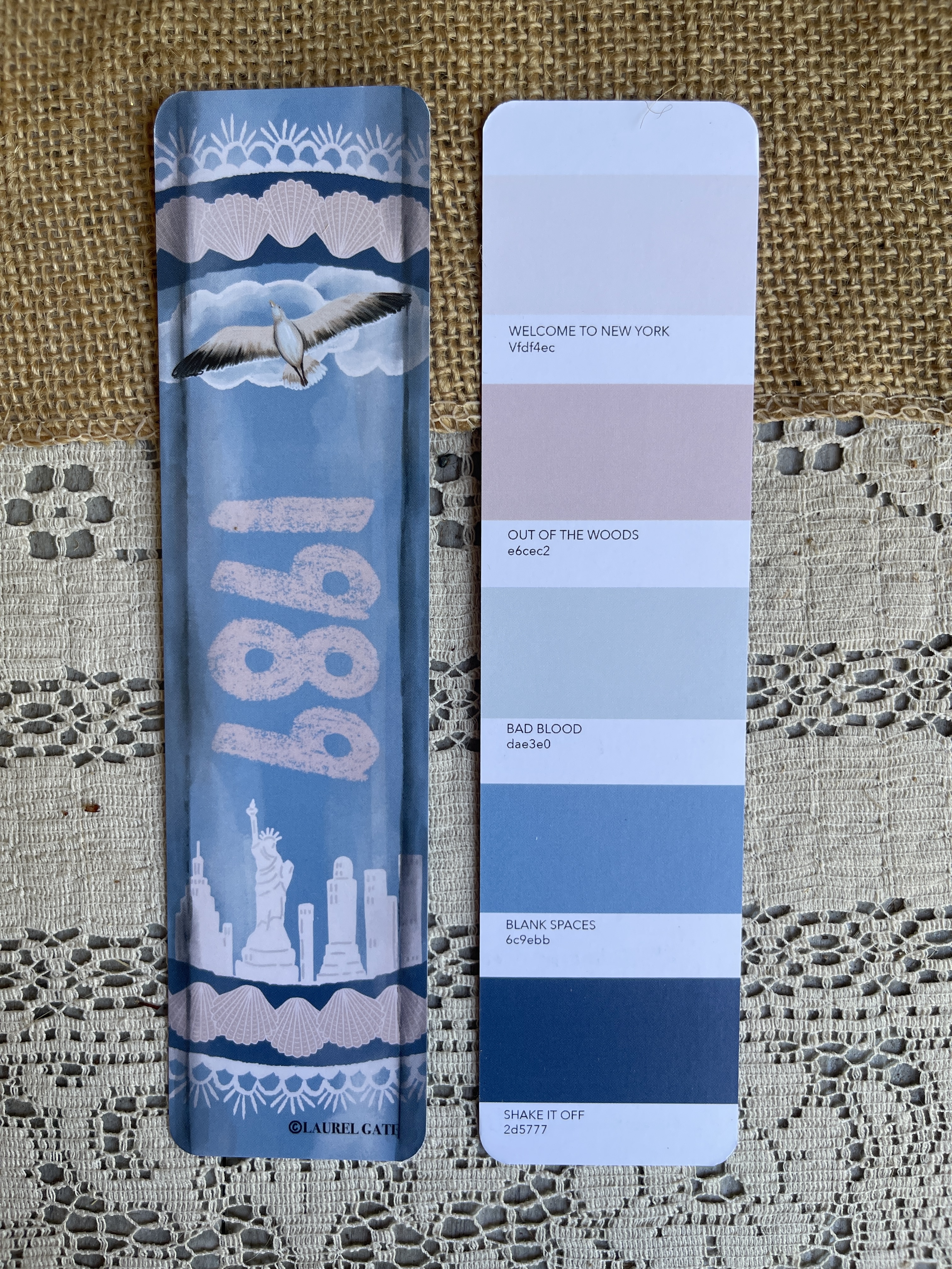 Taylor Swift 1989 Decorative Bookmark