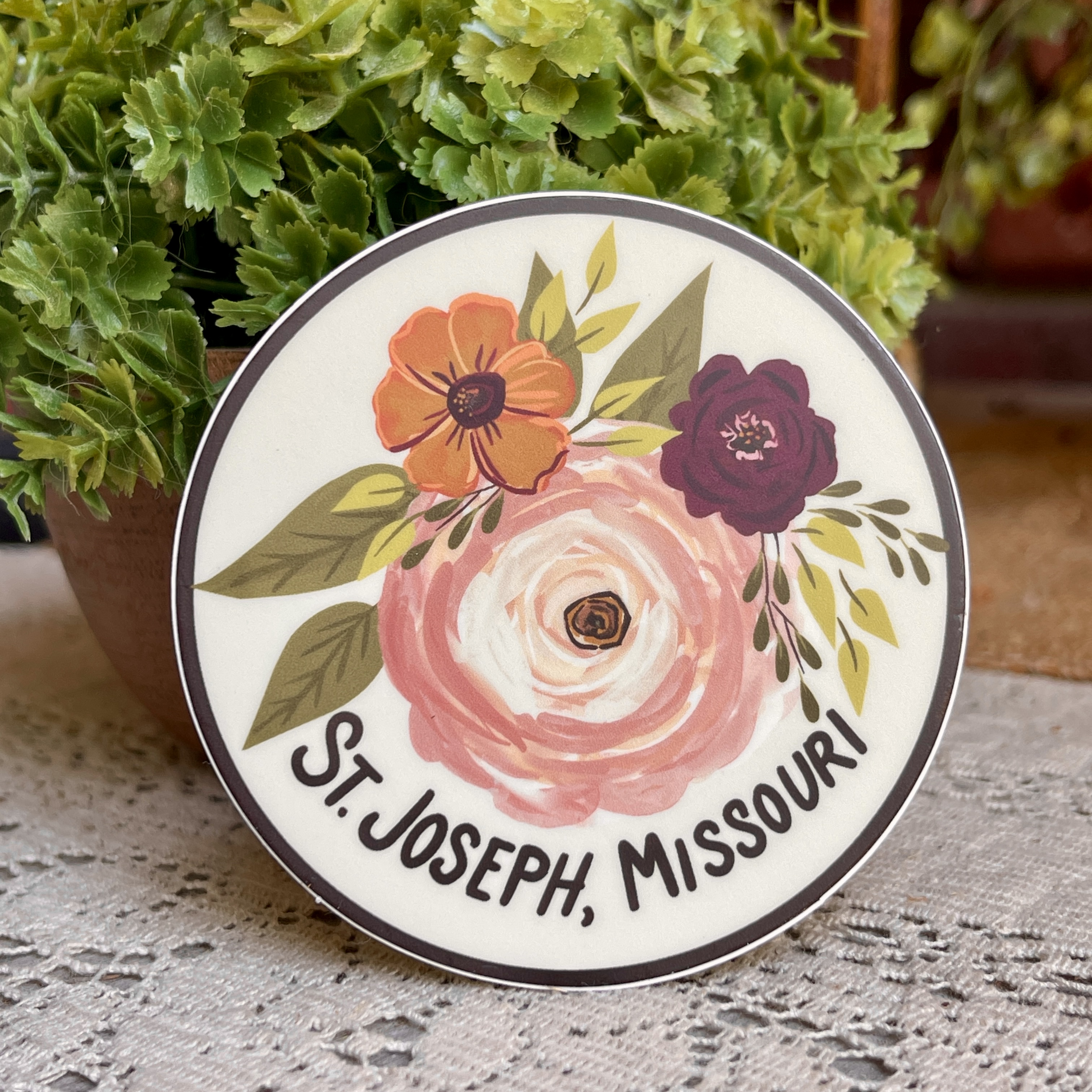 Floral Bouquet St. Joseph, MO Sticker