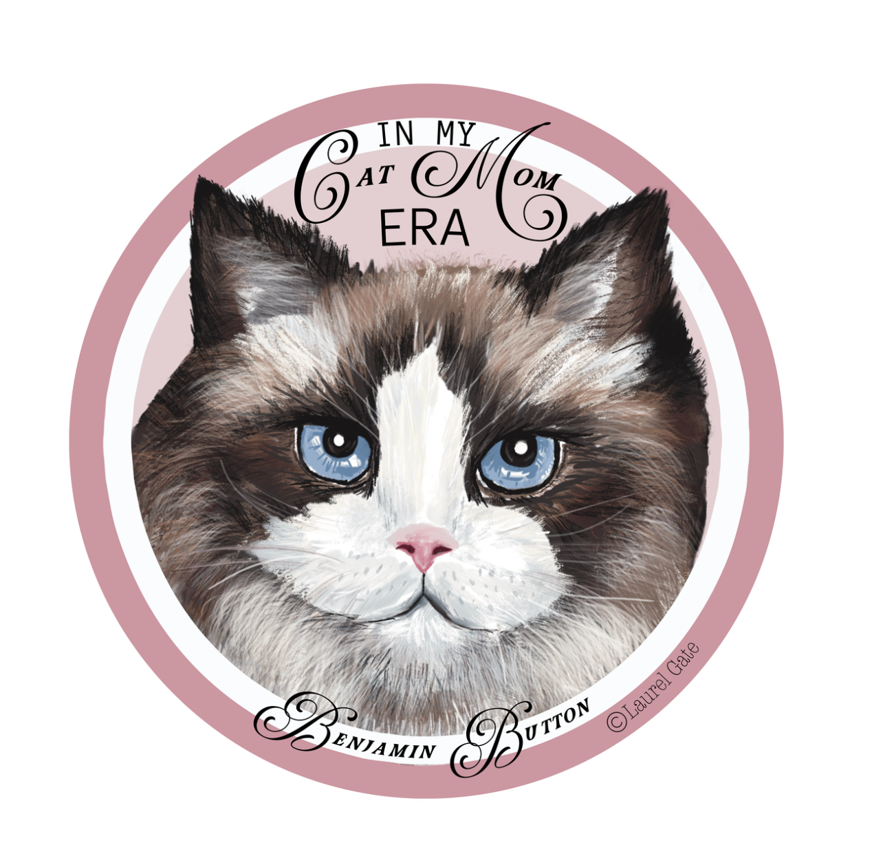 Taylor's Cat Mom Era Sticker