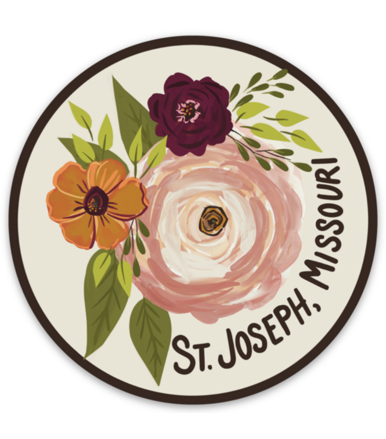 Floral Bouquet St. Joseph, MO Sticker
