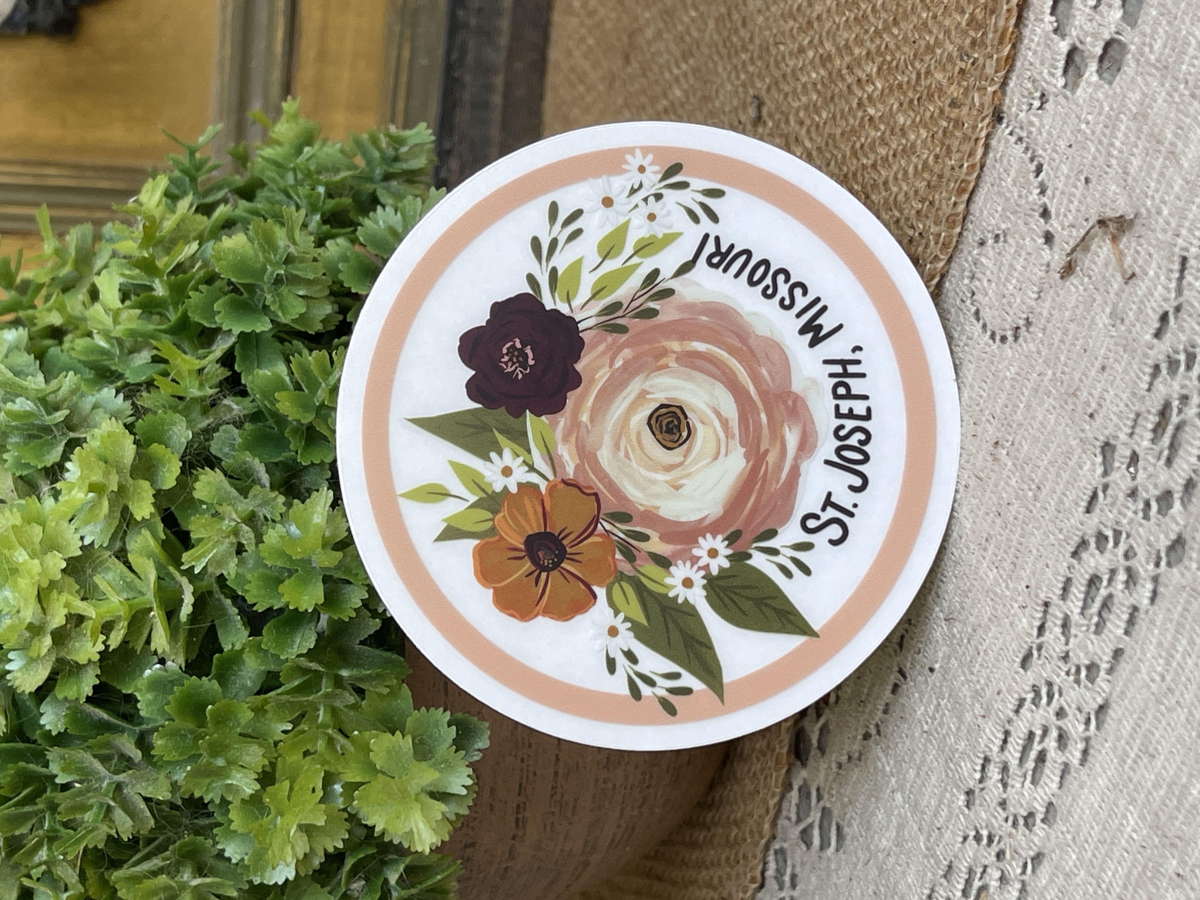 Clear Floral St. Joseph, MO Sticker 