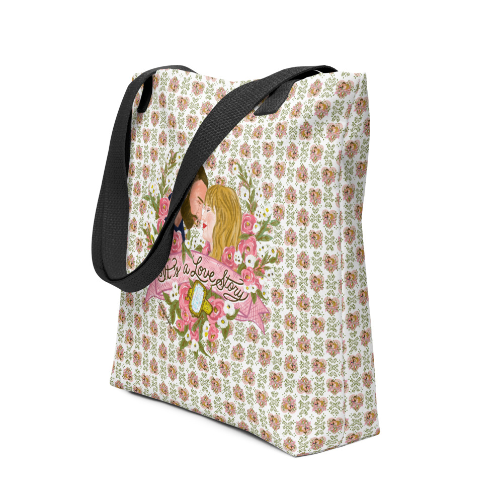 TNT Love Story Canvas Tote Bag 